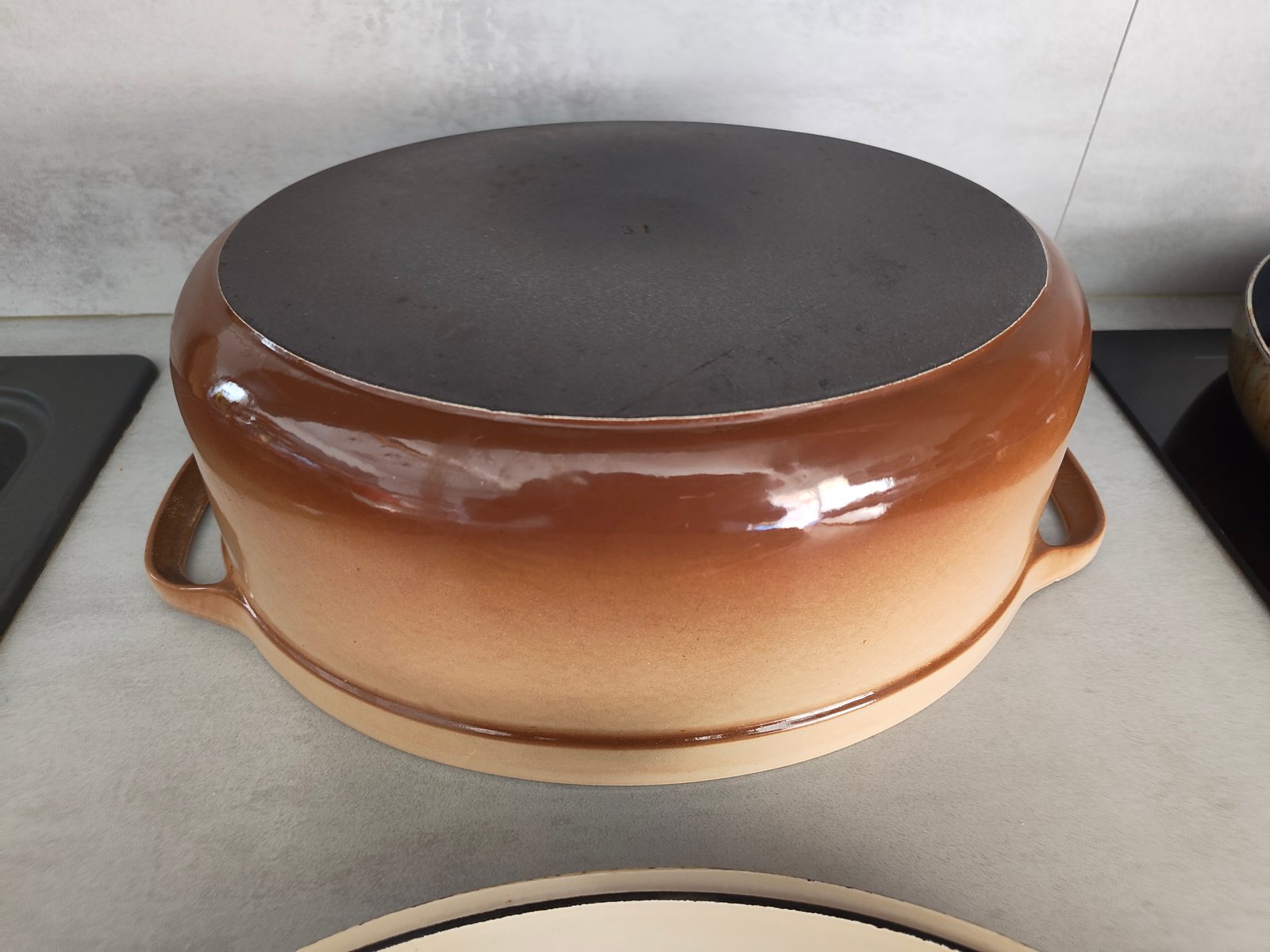 Cocotte Fontignac Vintage – 31 cm – Fonte émaillée — photo 7