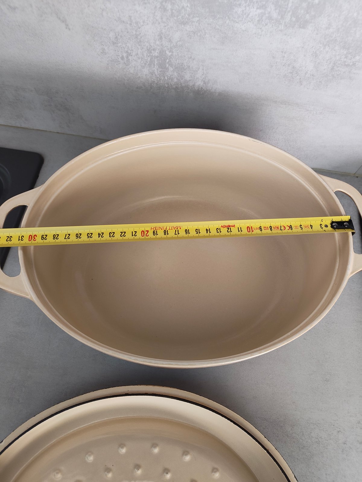 Cocotte Fontignac Vintage – 31 cm – Fonte émaillée — photo 9