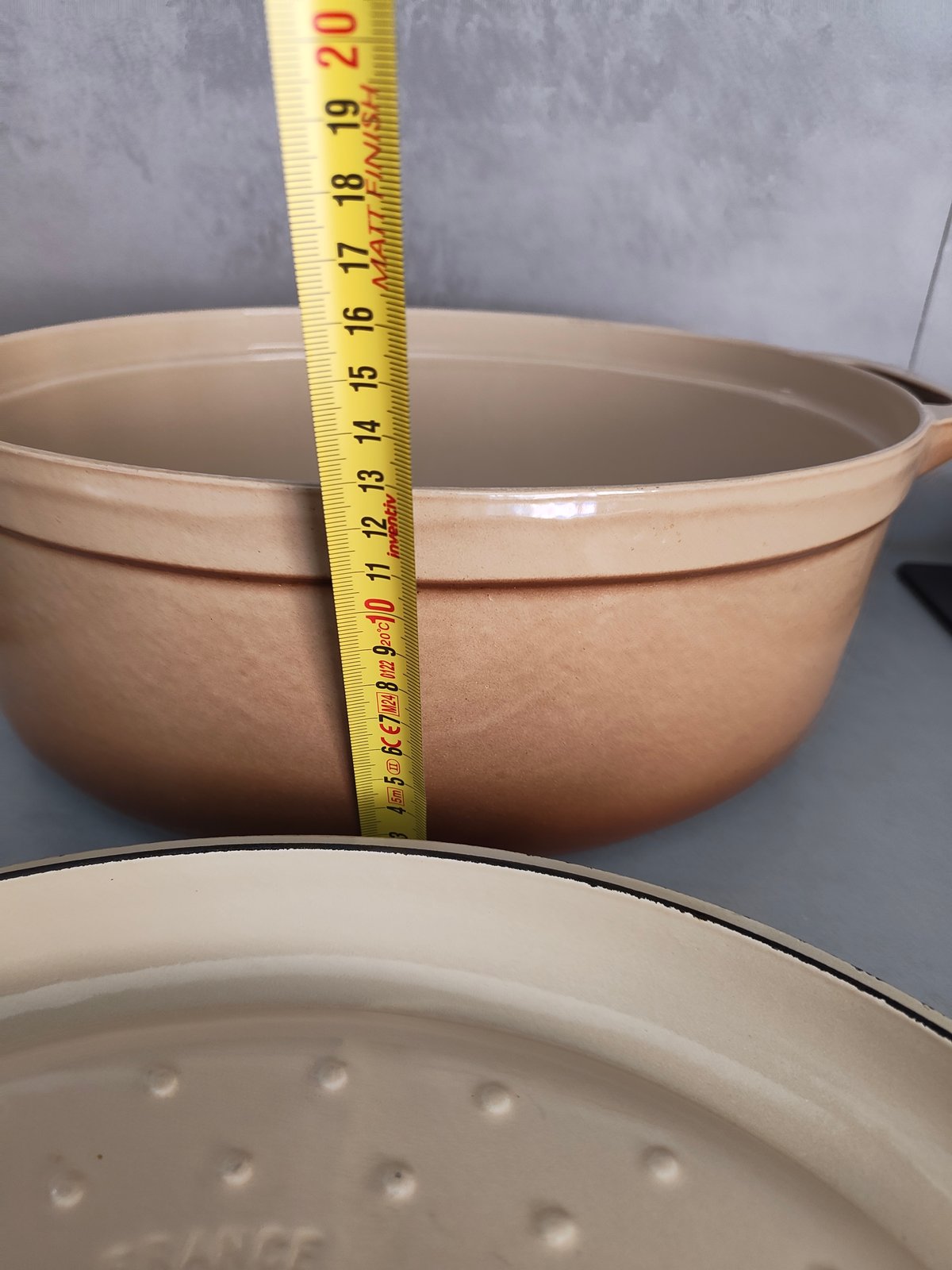 Cocotte Fontignac Vintage – 31 cm – Fonte émaillée — photo 10