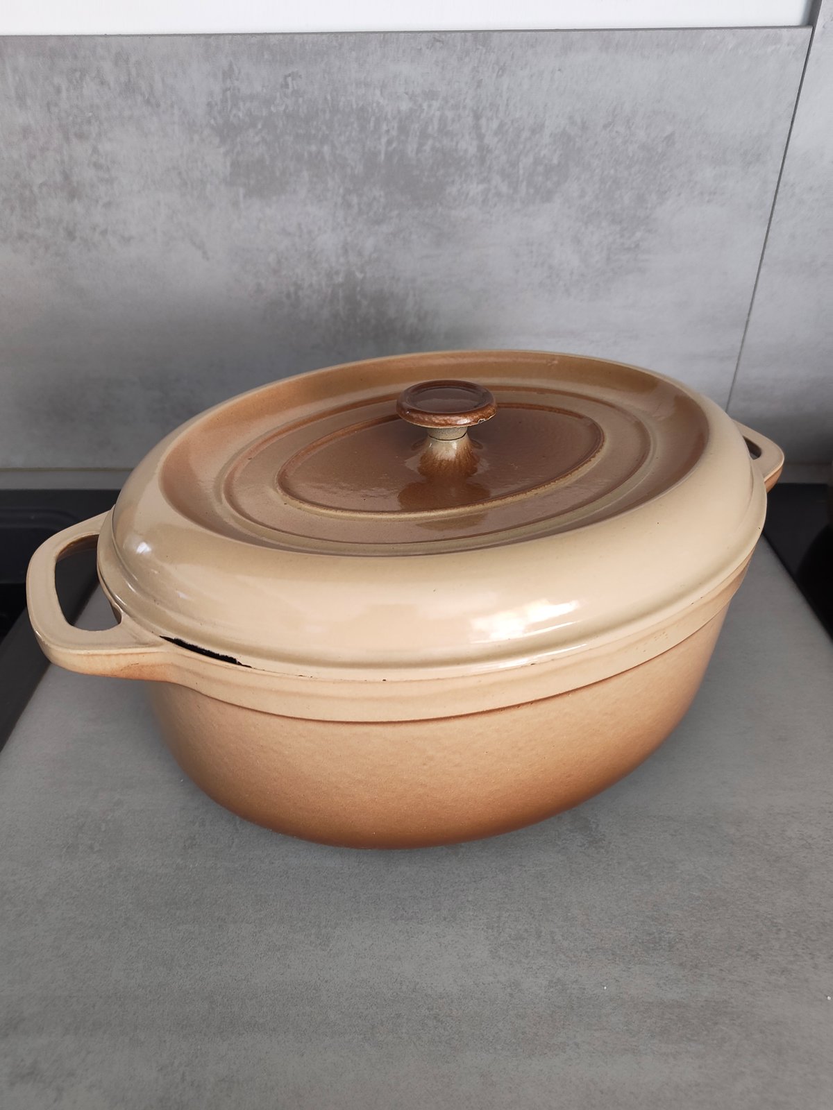 Cocotte Fontignac Vintage – 31 cm – Fonte émaillée