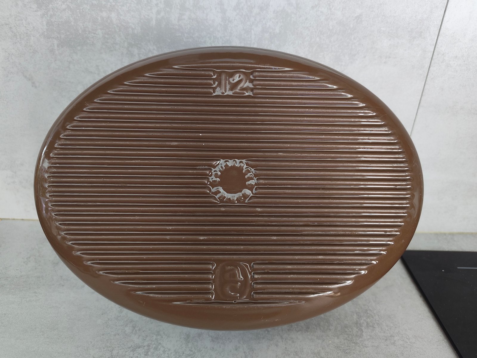 Cousances Doufeu Cast Iron Casserole – Brown – Made in France – Vintage Dutch Oven — photo 3