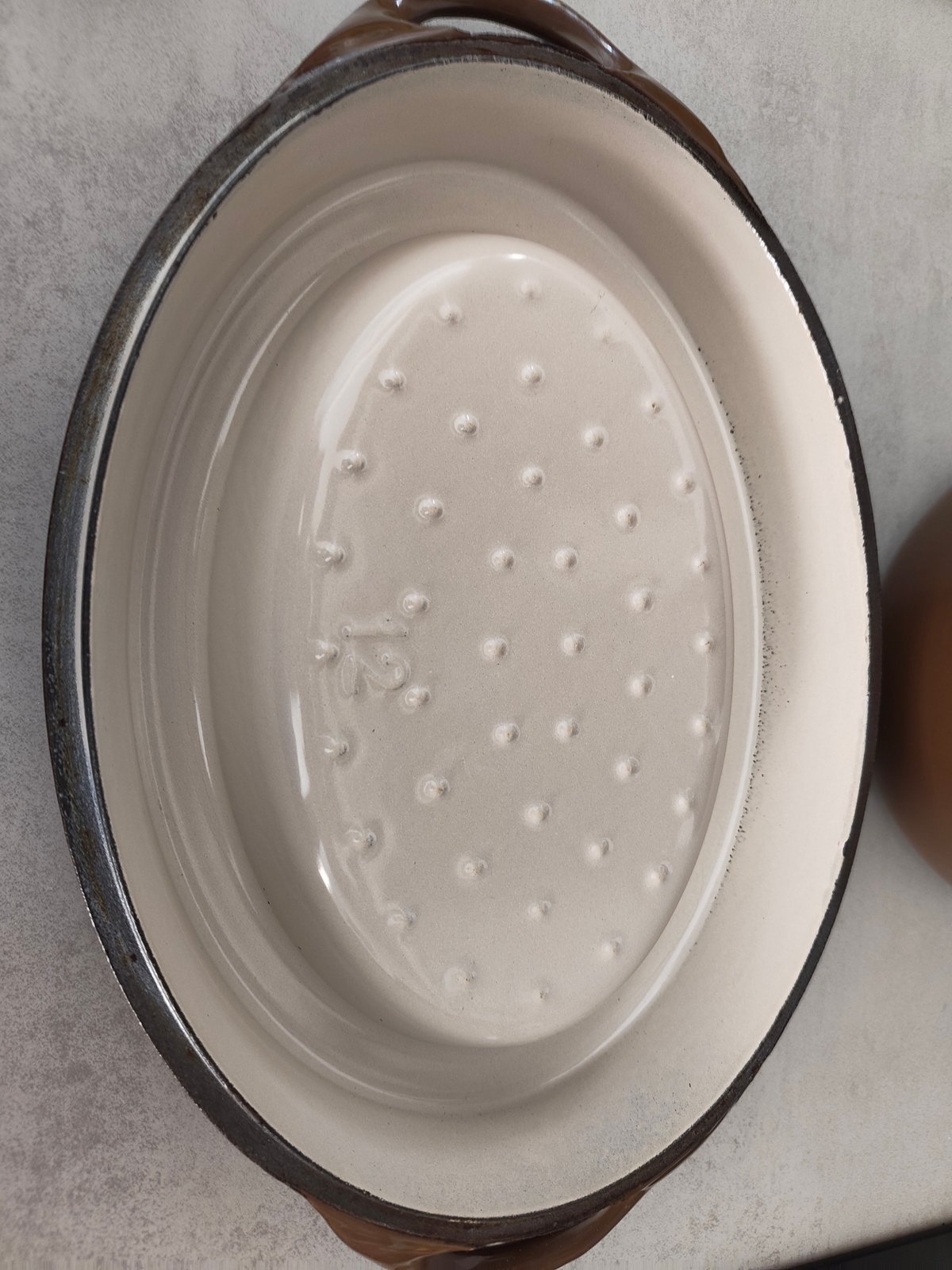 Cousances Doufeu Cast Iron Casserole – Brown – Made in France – Vintage Dutch Oven — photo 6