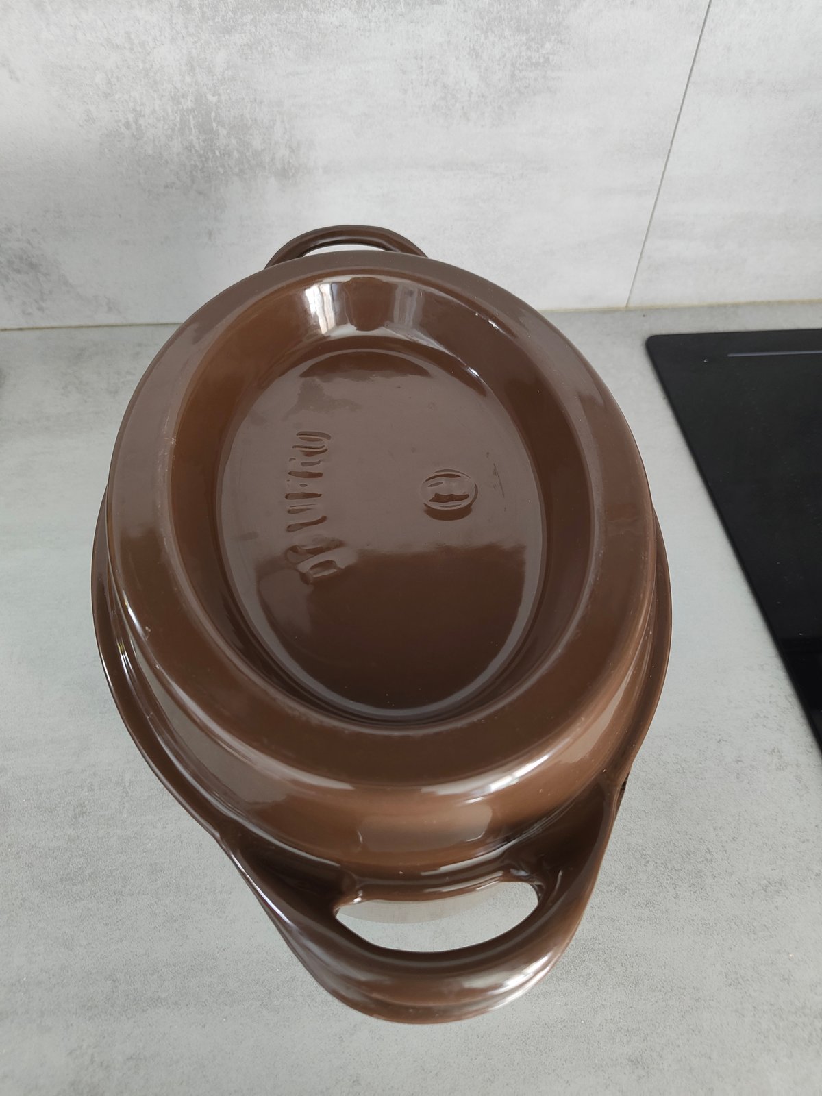 Cousances Doufeu Cast Iron Casserole – Brown – Made in France – Vintage Dutch Oven — photo 8