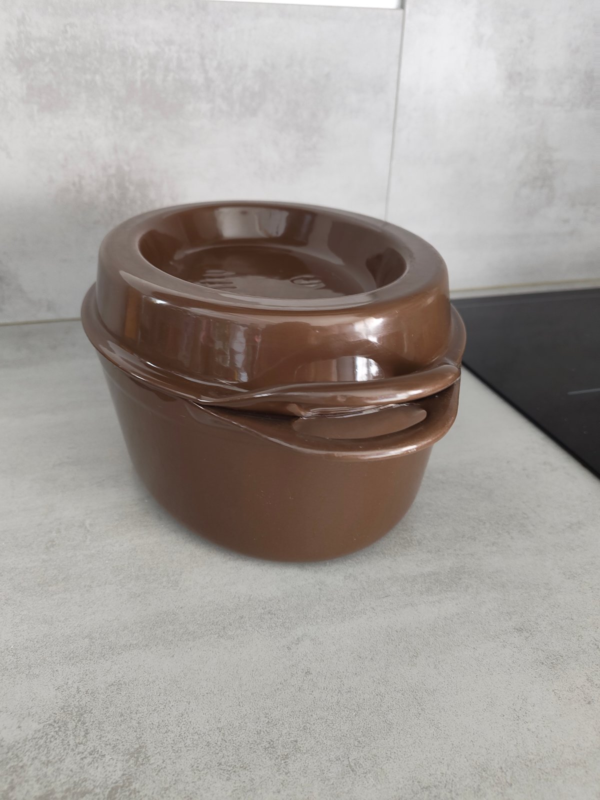 Cousances Doufeu Cast Iron Casserole – Brown – Made in France – Vintage Dutch Oven — photo 9
