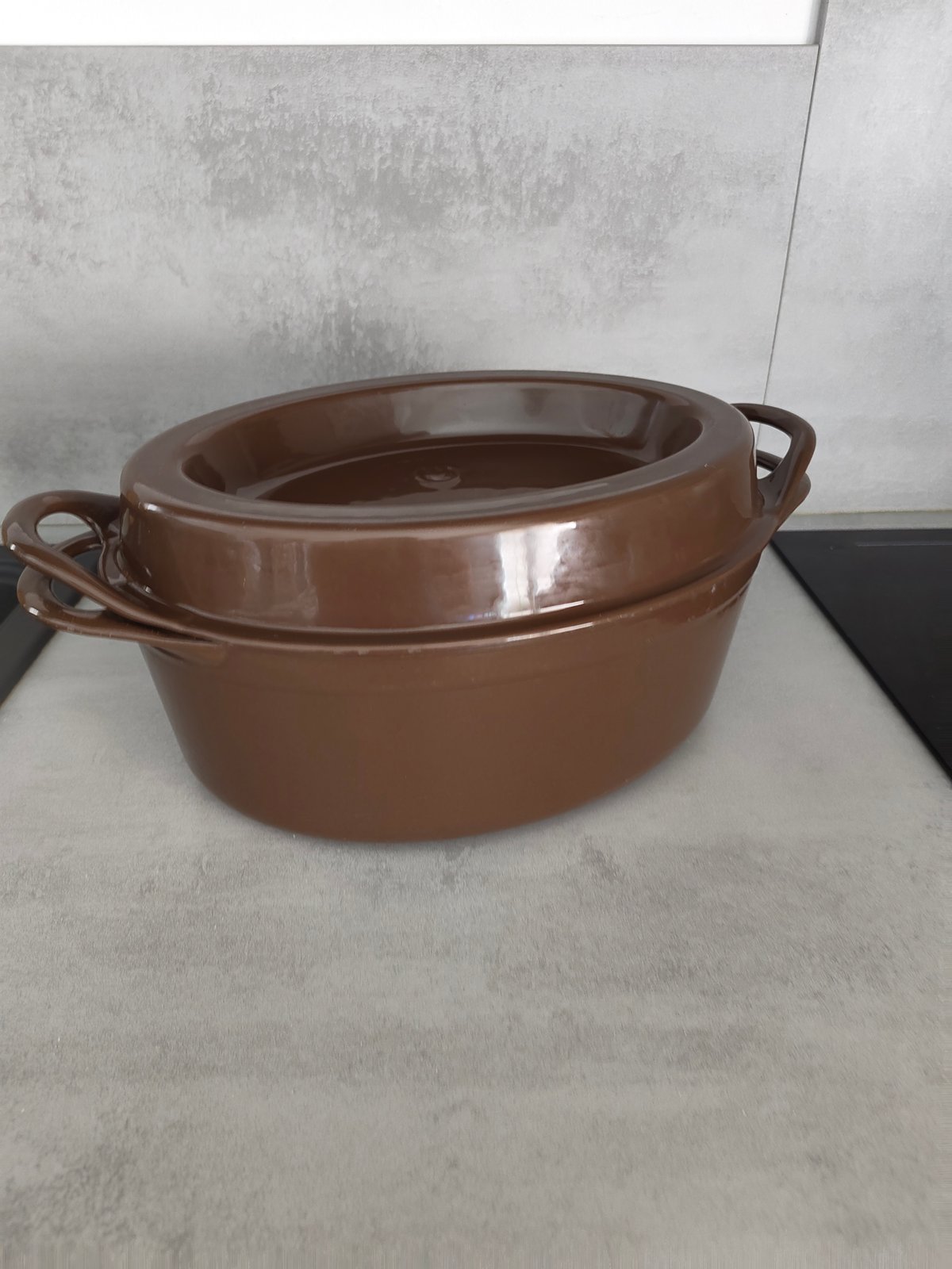 Cousances Doufeu Cast Iron Casserole – Brown – Made in France – Vintage Dutch Oven — photo 10