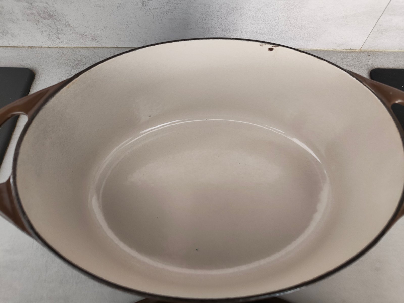 Cousances Doufeu Cast Iron Casserole – Brown – Made in France – Vintage Dutch Oven — photo 11