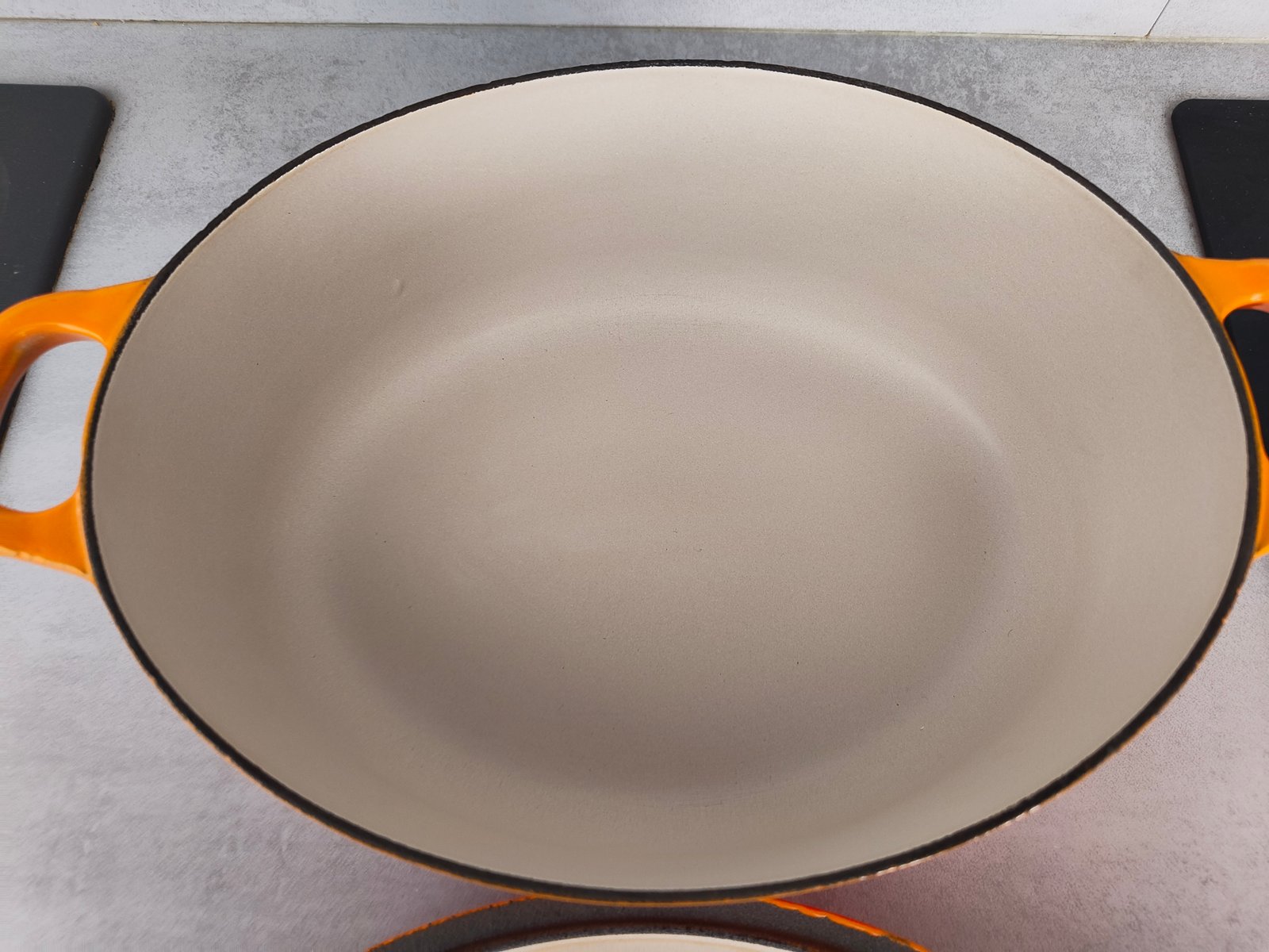 Le Creuset Cast Iron Dutch Oven / Casserole – Orange – Made in France – Enameled Cast Iron — photo 13