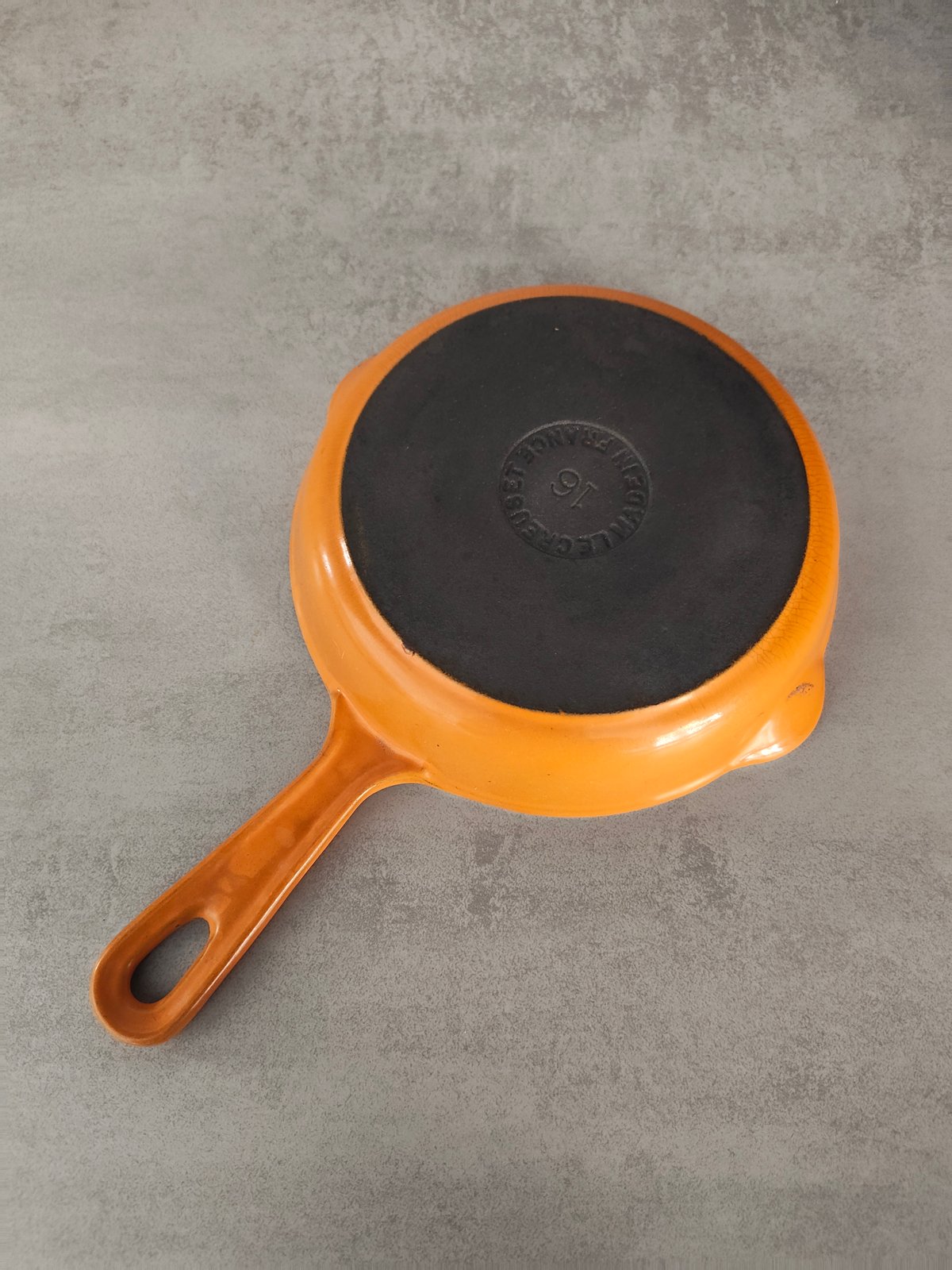 Le Creuset – Cast iron skillet 16 cm – Vintage model — photo 4