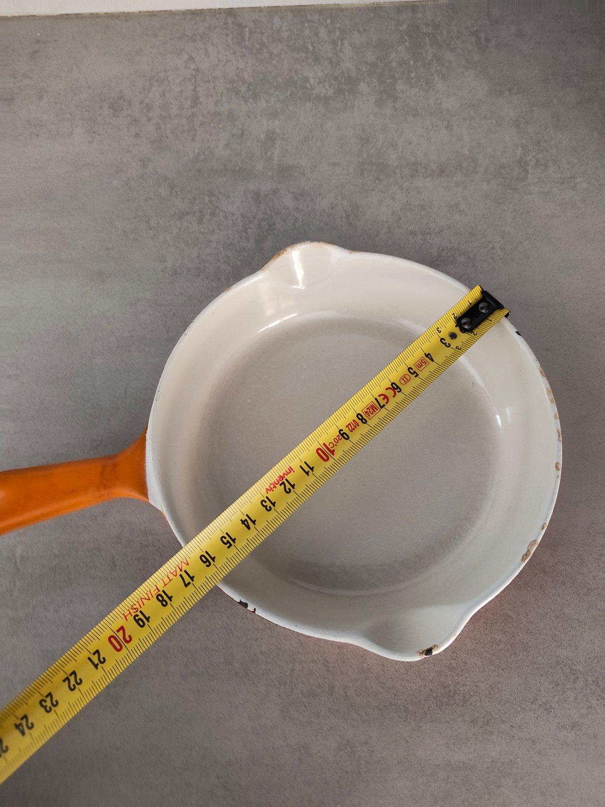 Le Creuset – Cast iron skillet 16 cm – Vintage model — photo 7