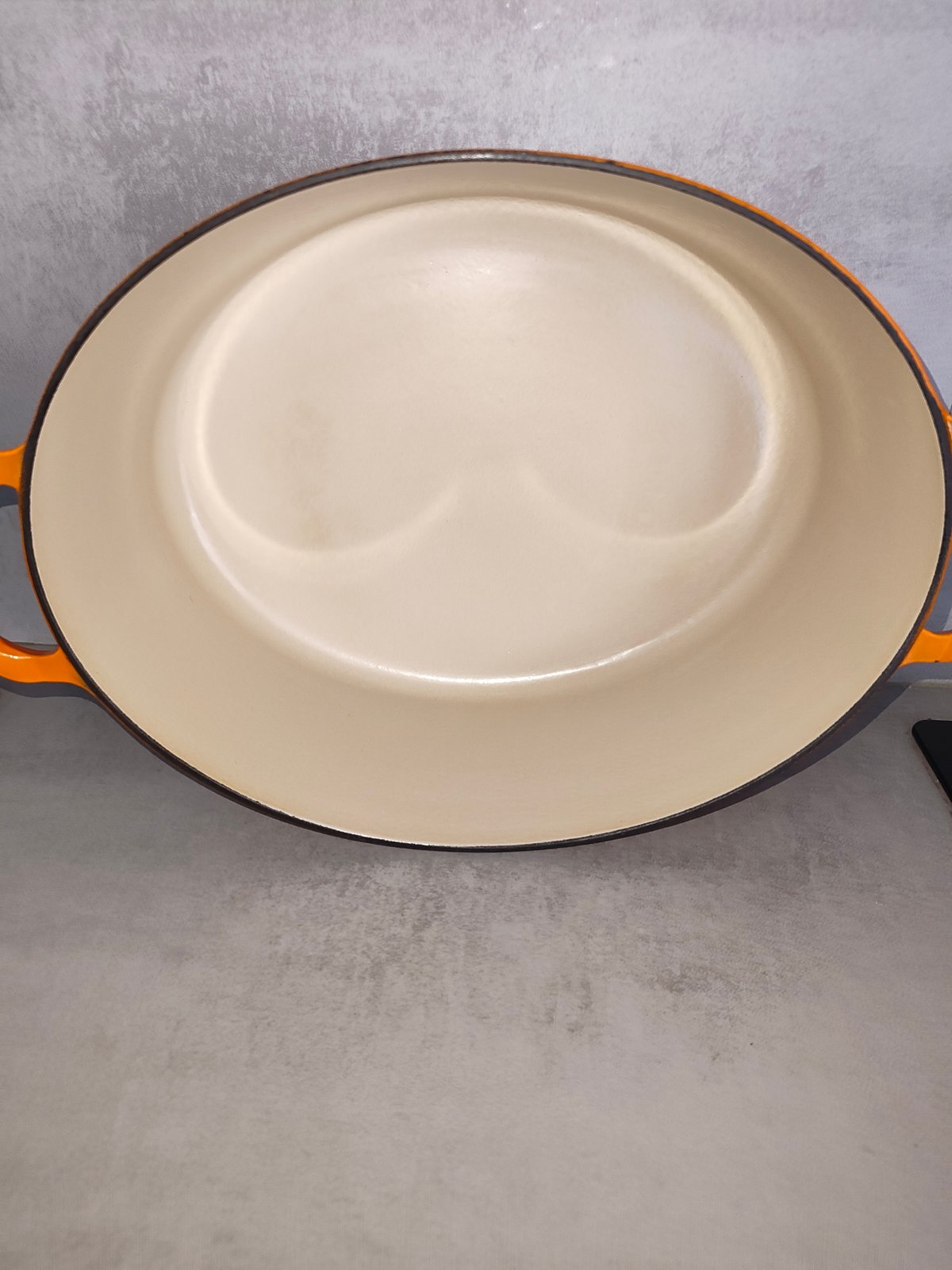 Le Creuset Cocotte Ovale Vintage – Fonte Émaillée – Orange Iconique — photo 4