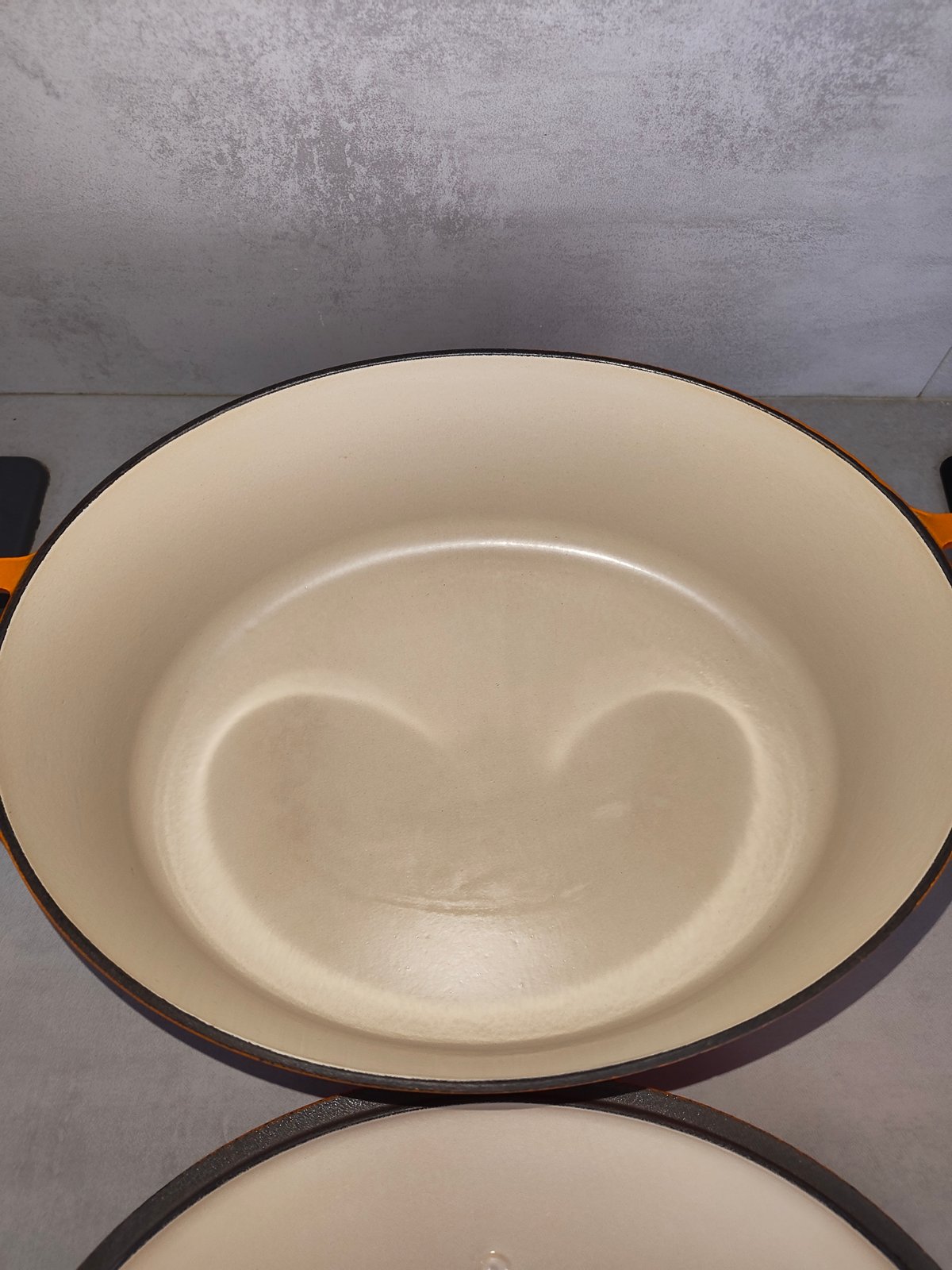Le Creuset Cocotte Ovale Vintage – Fonte Émaillée – Orange Iconique — photo 5
