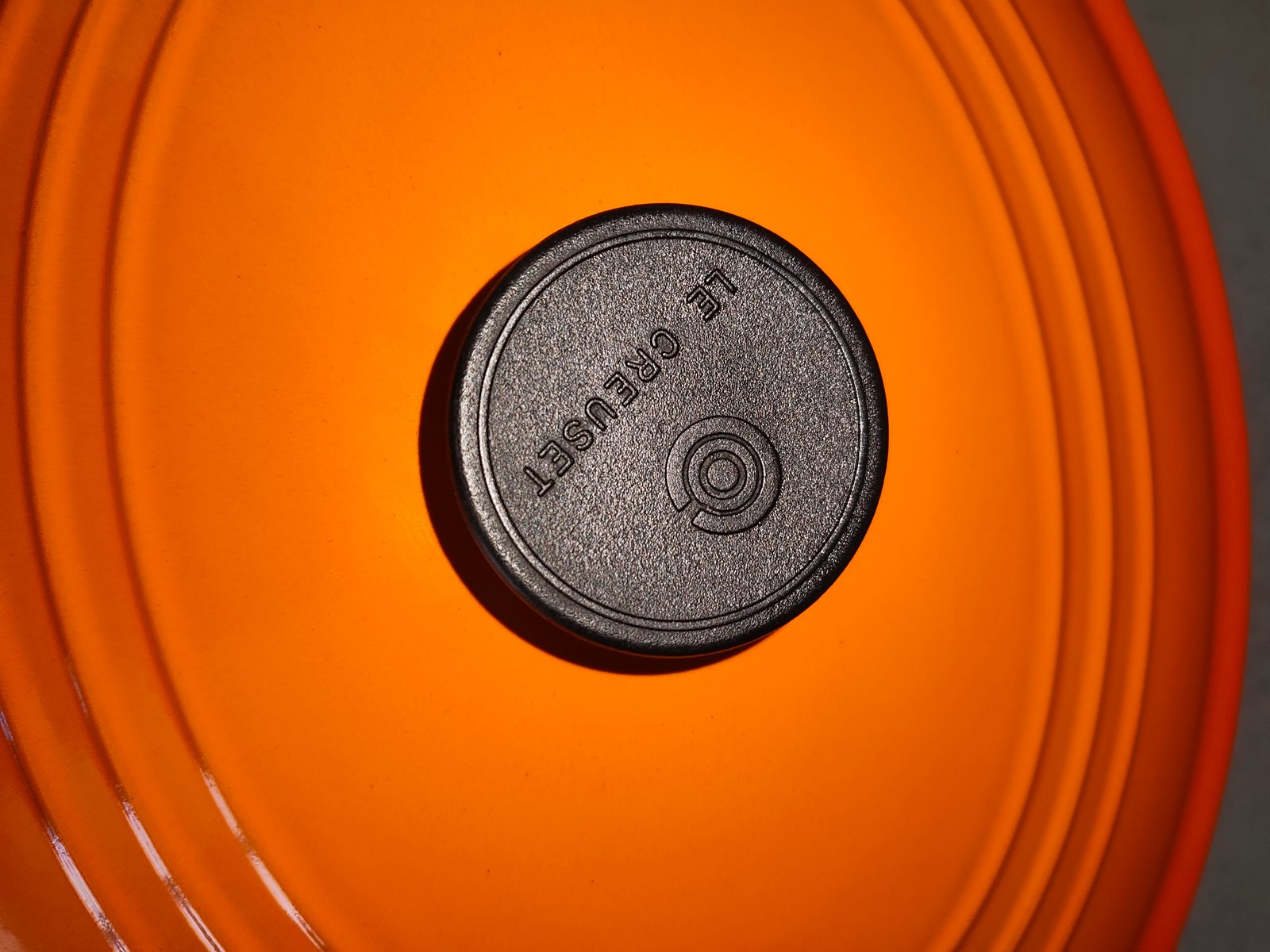 Le Creuset Cocotte Ovale Vintage – Fonte Émaillée – Orange Iconique — photo 8