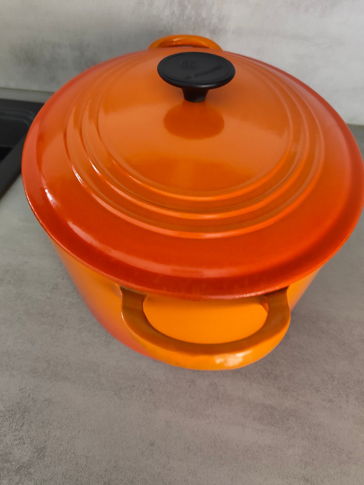 Le Creuset Cocotte Ovale Vintage – Fonte Émaillée – Orange Iconique — photo 12
