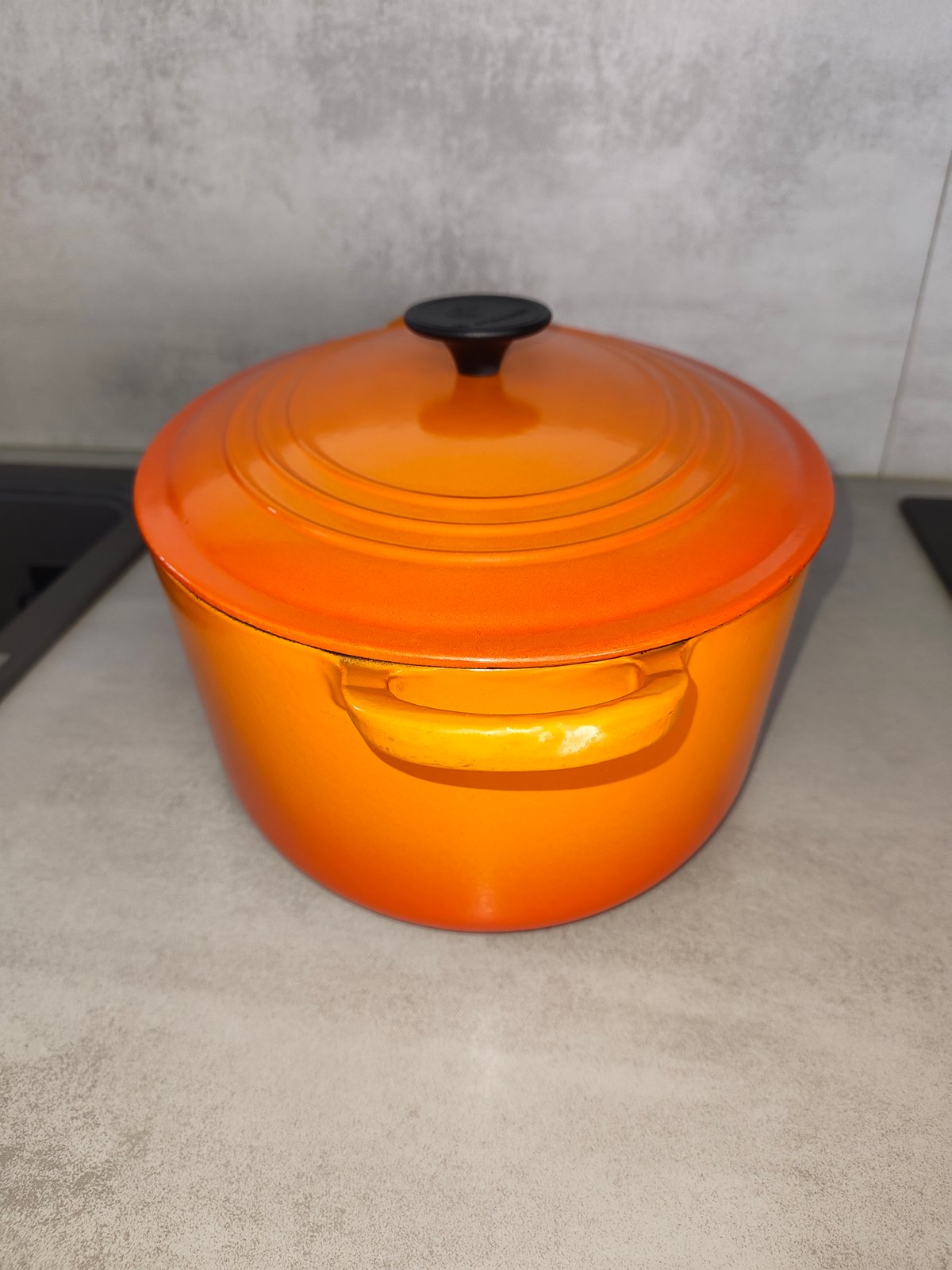 Le Creuset Cocotte Ovale Vintage – Fonte Émaillée – Orange Iconique — photo 13
