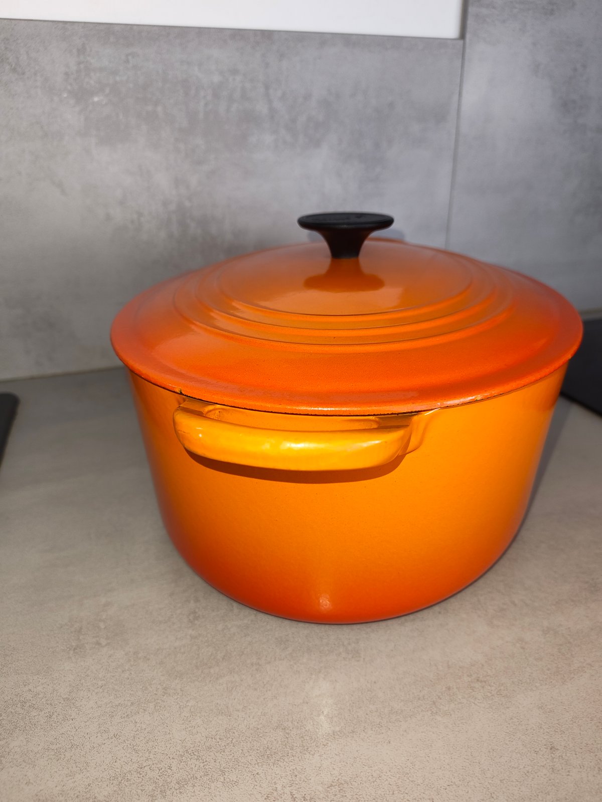 Le Creuset Cocotte Ovale Vintage – Fonte Émaillée – Orange Iconique — photo 14