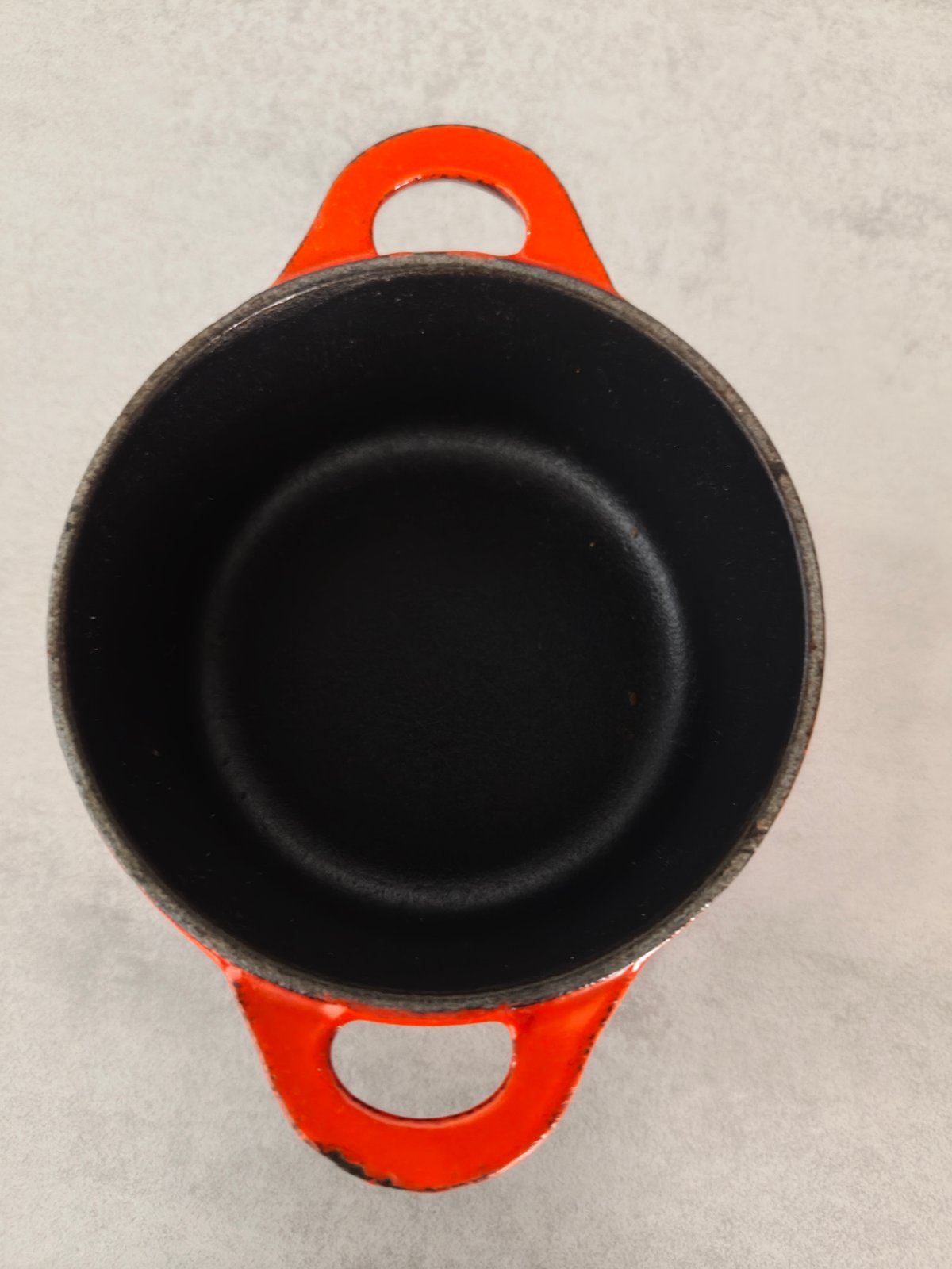 Le Creuset Mini Cast Iron Cocotte – Red – With Lid — photo 5
