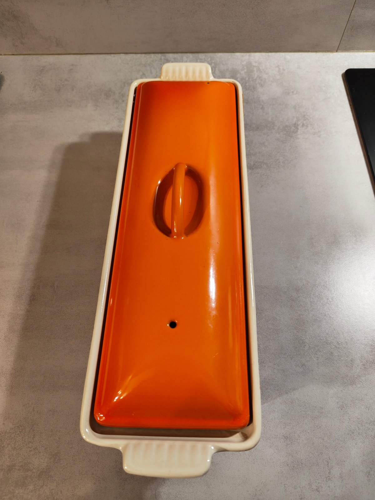 Le Creuset Terrine with Lid – Vintage Orange – Cast Iron – Made in France — photo 7