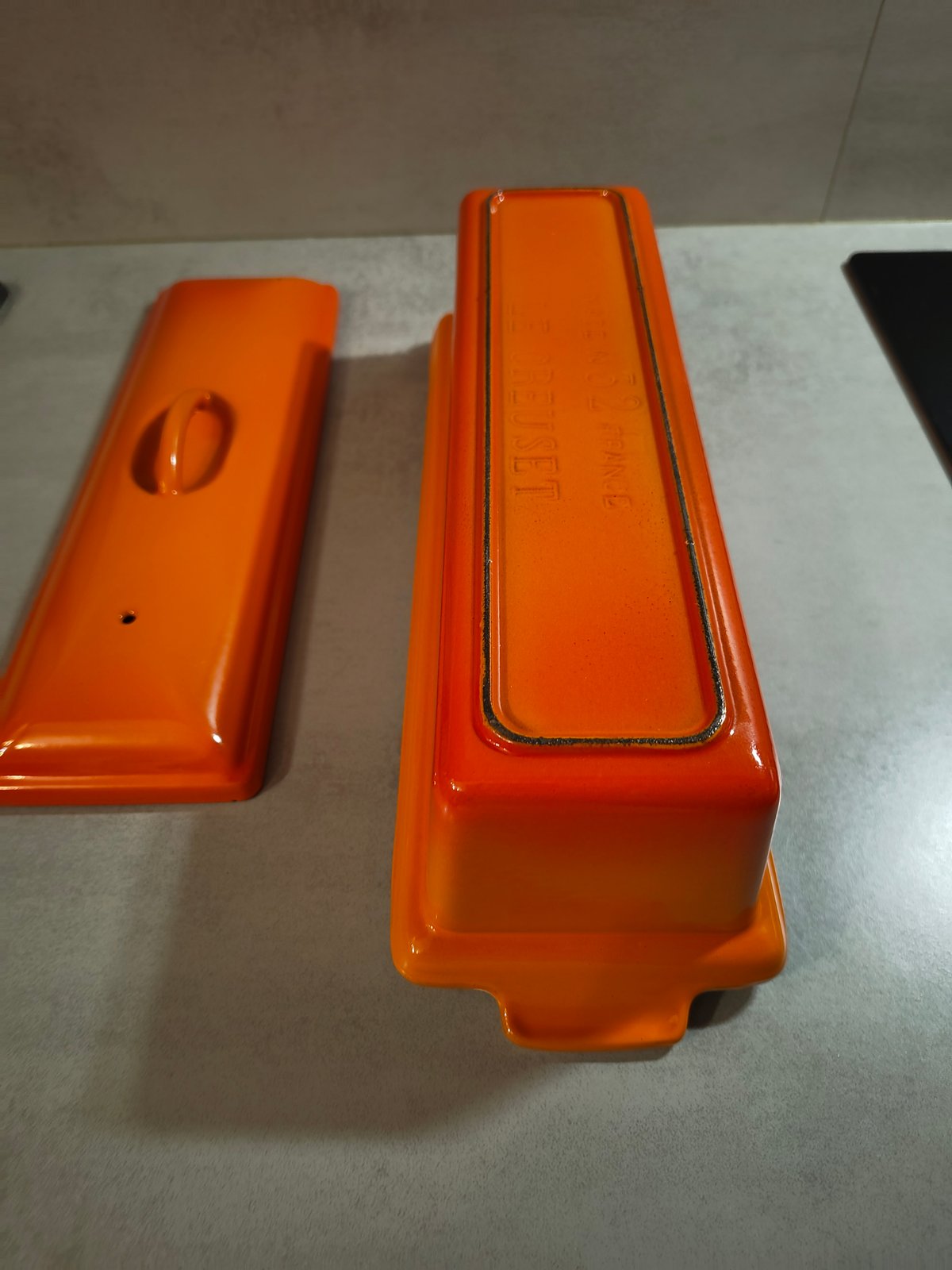 Le Creuset Terrine with Lid – Vintage Orange – Cast Iron – Made in France — photo 9