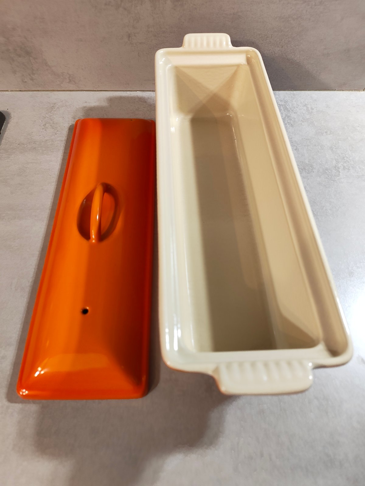Le Creuset Terrine with Lid – Vintage Orange – Cast Iron – Made in France — photo 11