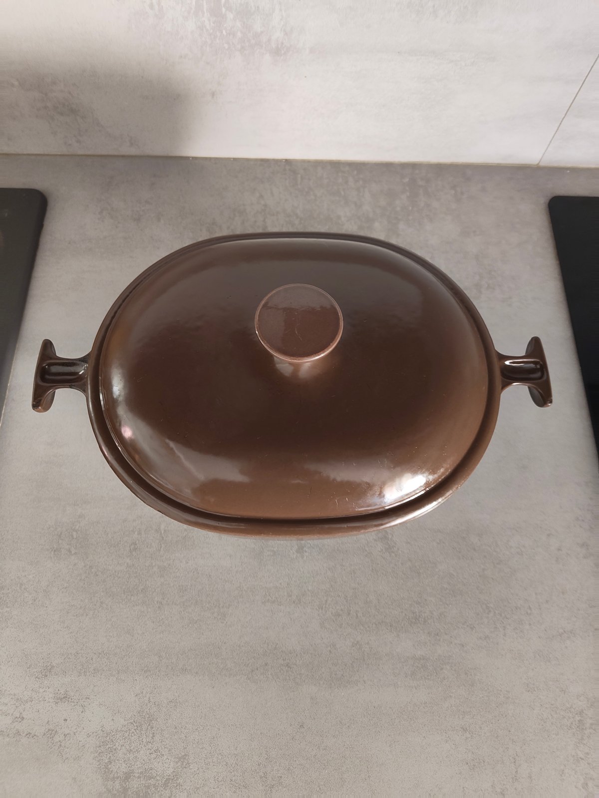 Rare Vintage Le Creuset “La Mama” Cocotte – Designed by Enzo Mari – Enameled Cast Iron — photo 3