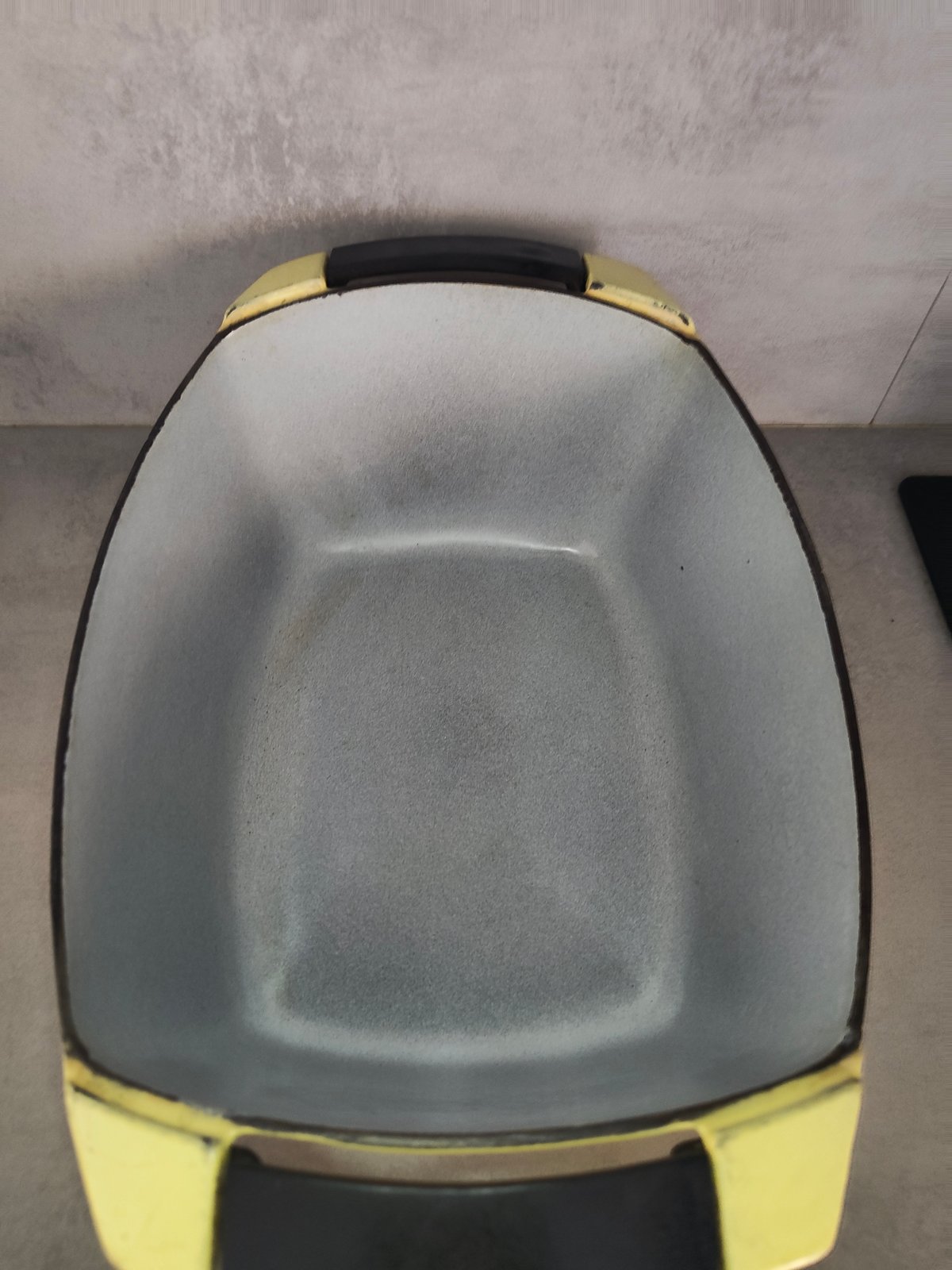 Rare Vintage Le Creuset Raymond Loewy Coquelle Nº45 with Matching Plate & Lid — photo 3