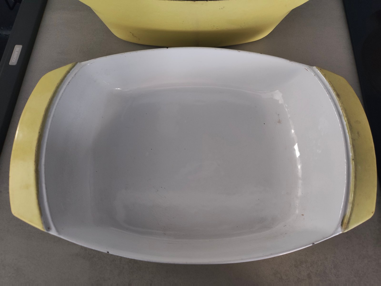 Rare Vintage Le Creuset Raymond Loewy Coquelle Nº45 with Matching Plate & Lid — photo 8