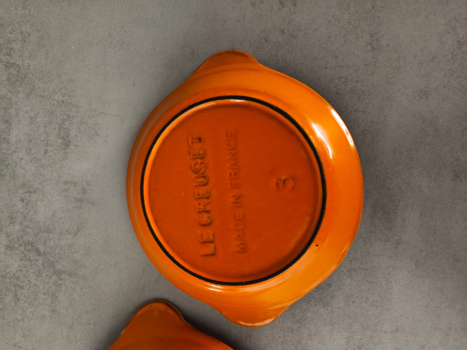 Set of 2 Vintage Le Creuset Cast Iron Oven Dishes – No. 3 – Made in France (1960–1970) — photo 5