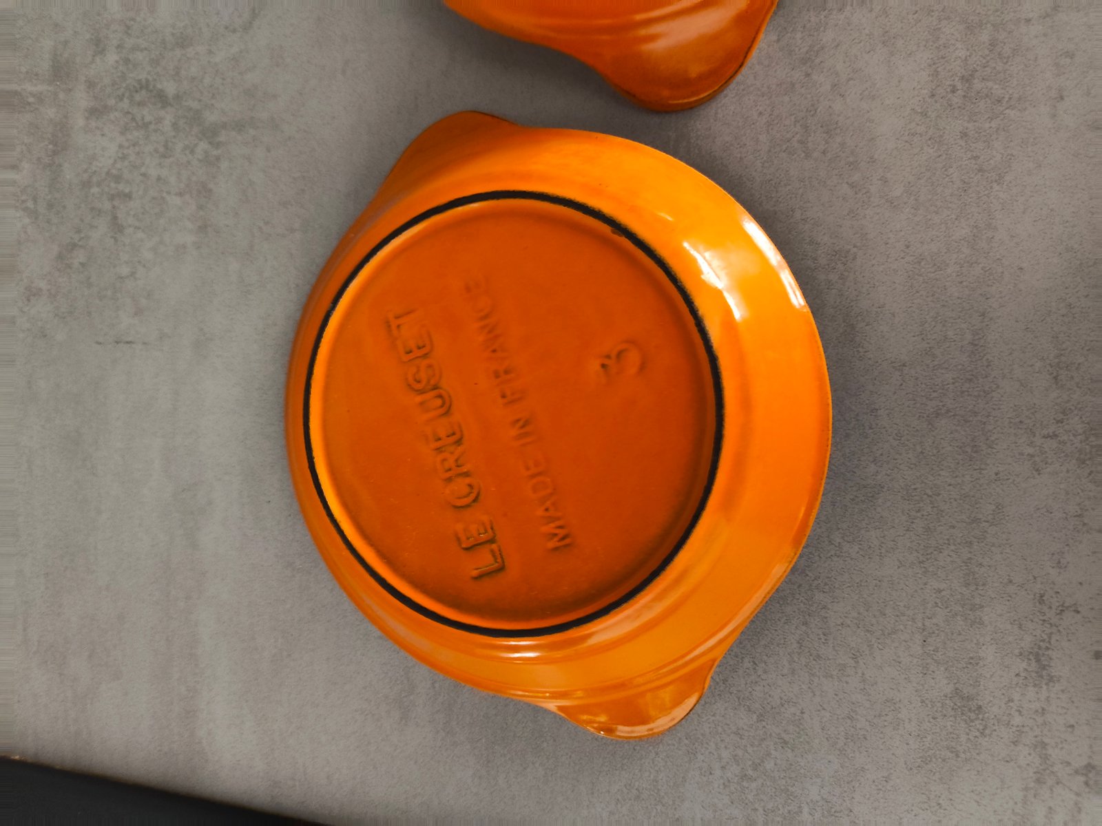 Set of 2 Vintage Le Creuset Cast Iron Oven Dishes – No. 3 – Made in France (1960–1970) — photo 7