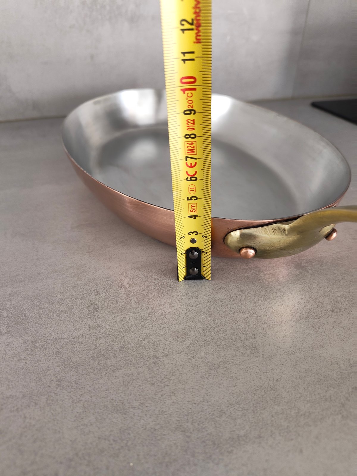 Vintage Copper Pan – Made in France 🇫🇷 – Brass Handle – Professional Cookware — photo 6