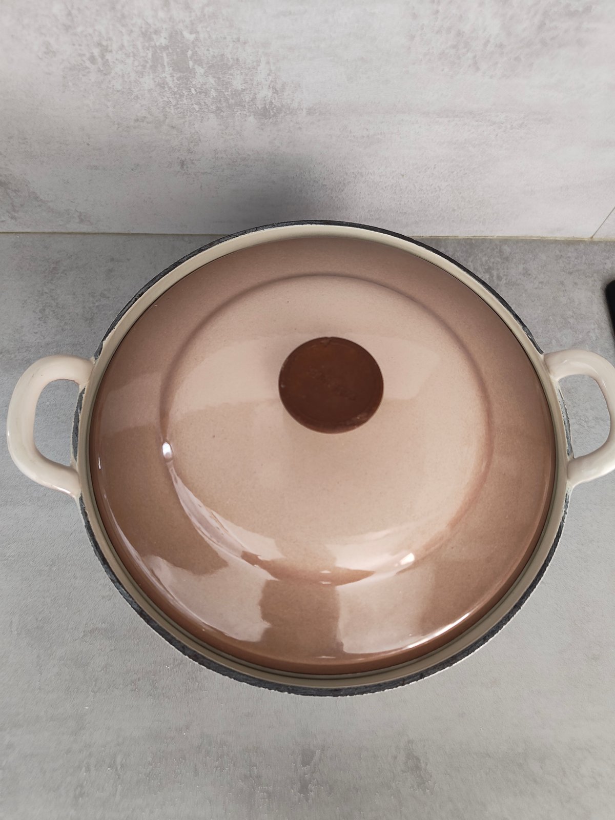 Vintage Cousances Cast Iron Dutch Oven No. 24 – Rare – Made in France – Enameled Casserole — photo 2