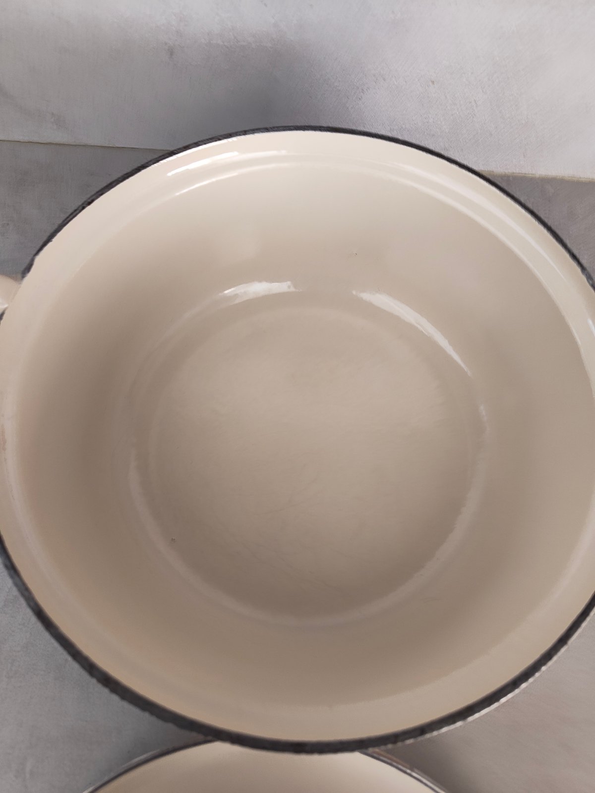 Vintage Cousances Cast Iron Dutch Oven No. 24 – Rare – Made in France – Enameled Casserole — photo 8