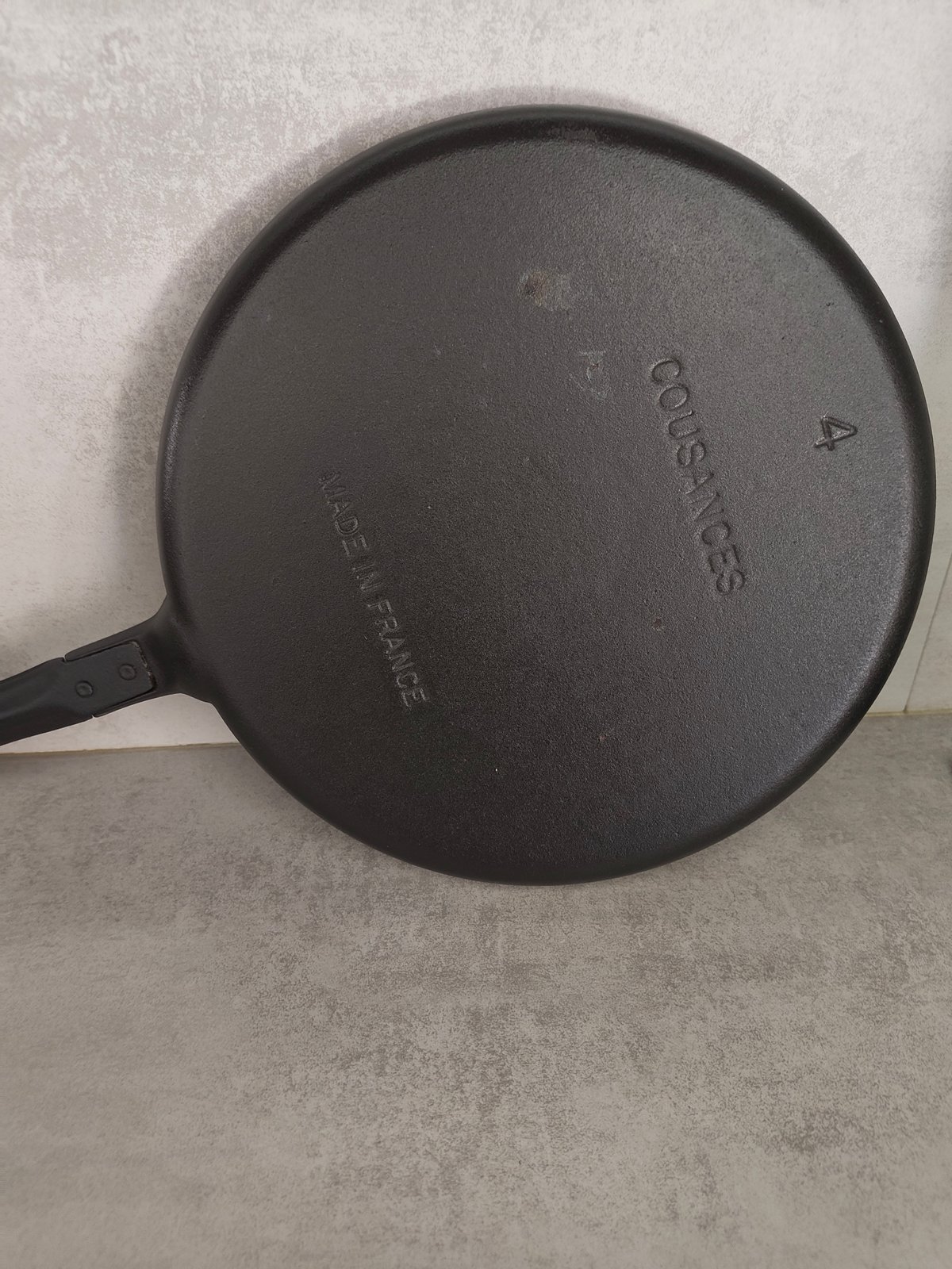 Vintage Cousances Crêpière en Fonte – Made in France – Groupe Le Creuset — photo 12