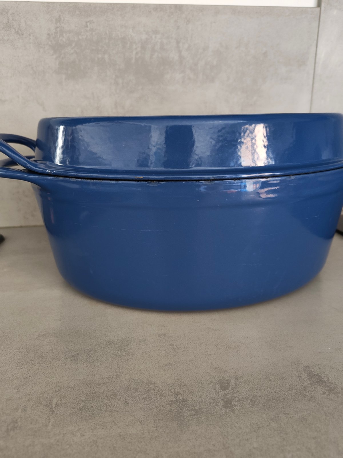 Vintage Cousances Doufeu – Le Creuset Group – Rare Blue Enamel Cast Iron – Made in France — photo 11