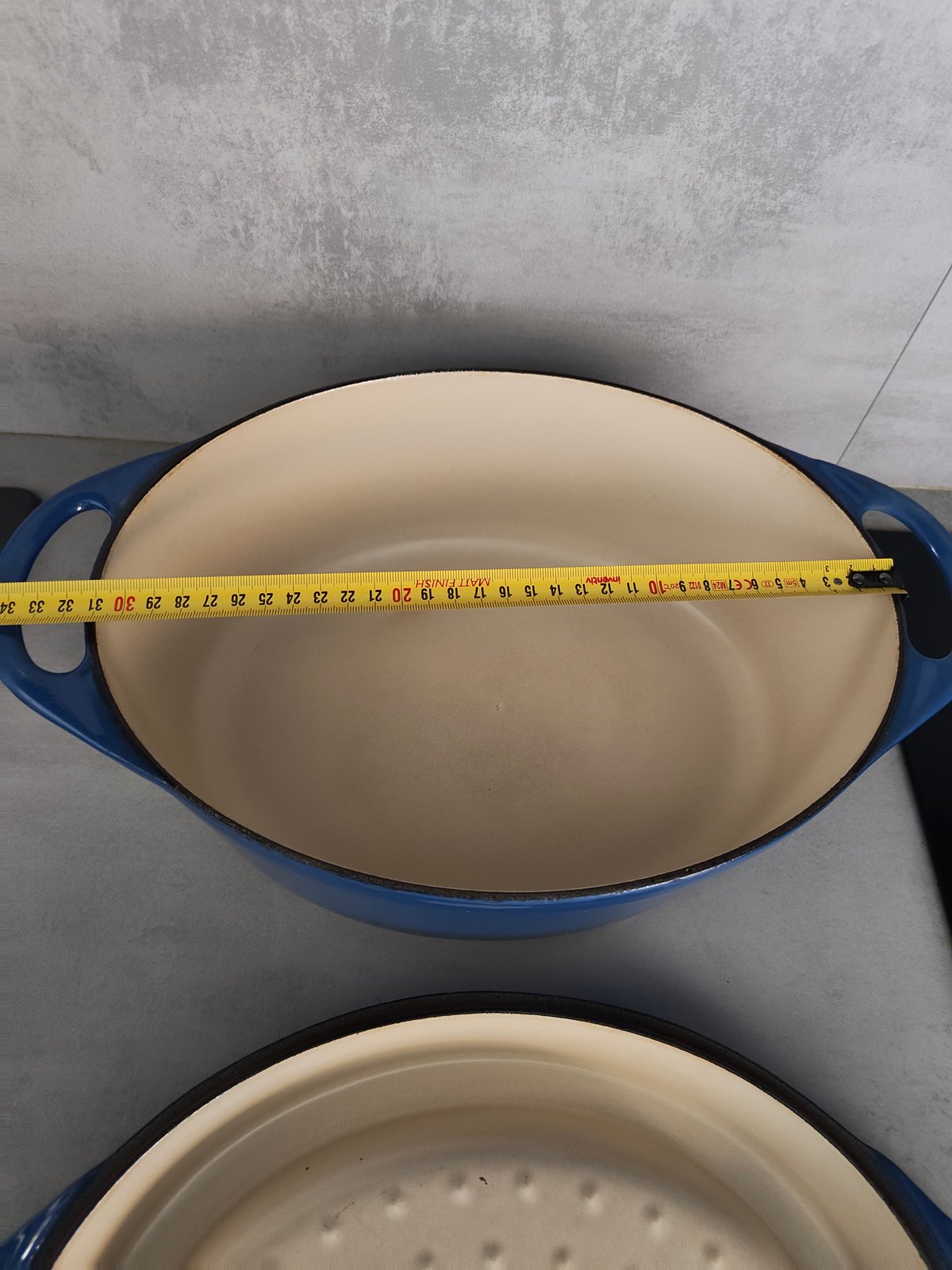 Vintage Cousances Doufeu – Le Creuset Group – Rare Blue Enamel Cast Iron – Made in France — photo 13