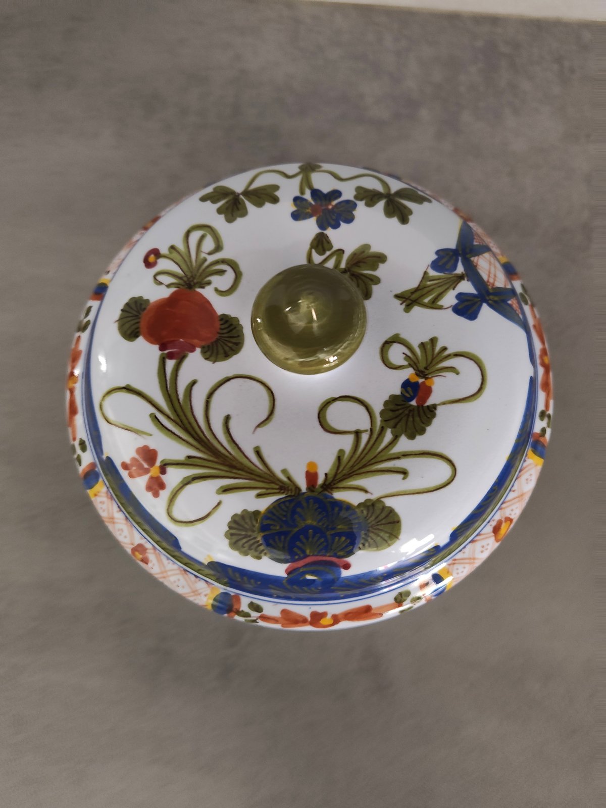 Vintage Italian Hand-Painted Majolica Ceramic Set – Faenza Style Decorative Collection — photo 20