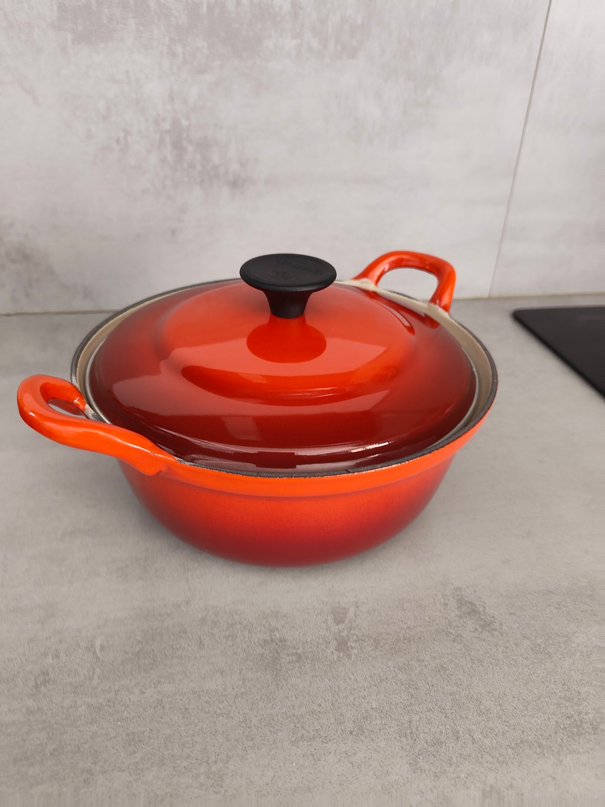 Vintage Le Creuset Cast Iron Dutch Oven No. 20 – Made in France – Enameled Casserole — photo 6