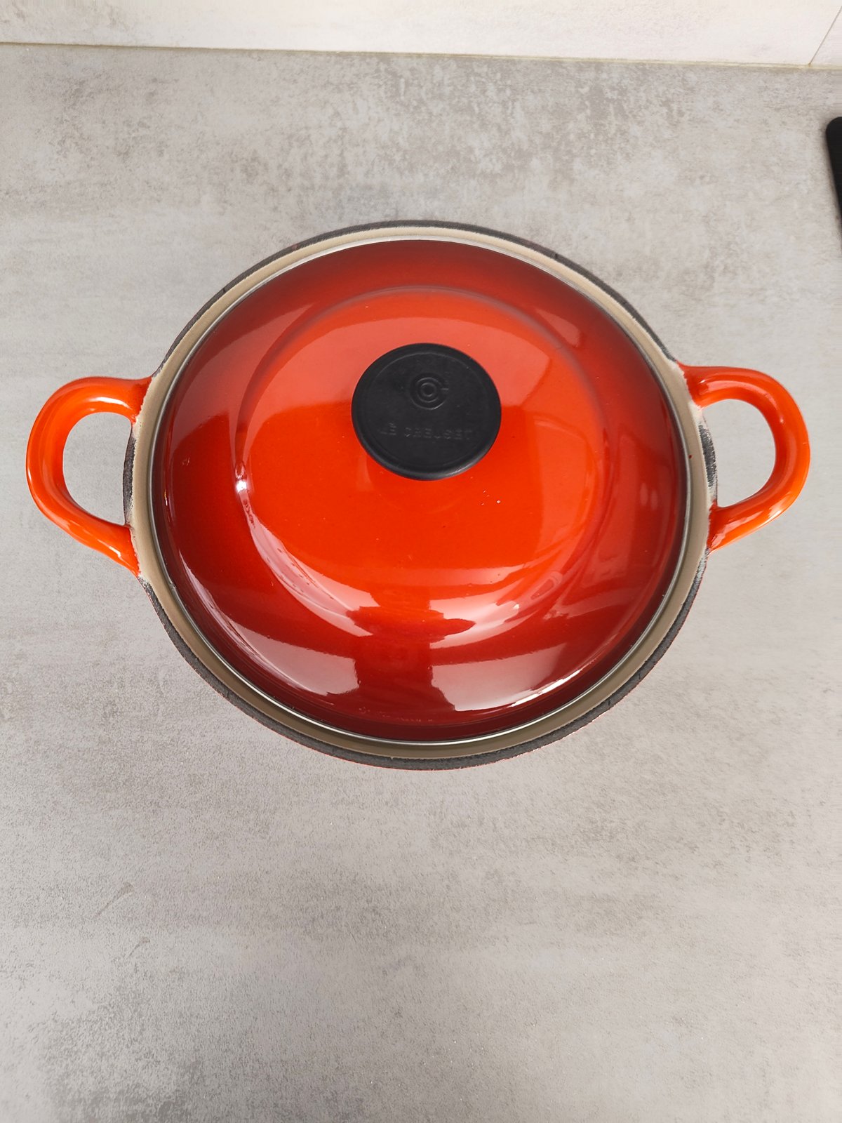 Vintage Le Creuset Cast Iron Dutch Oven No. 20 – Made in France – Enameled Casserole — photo 8