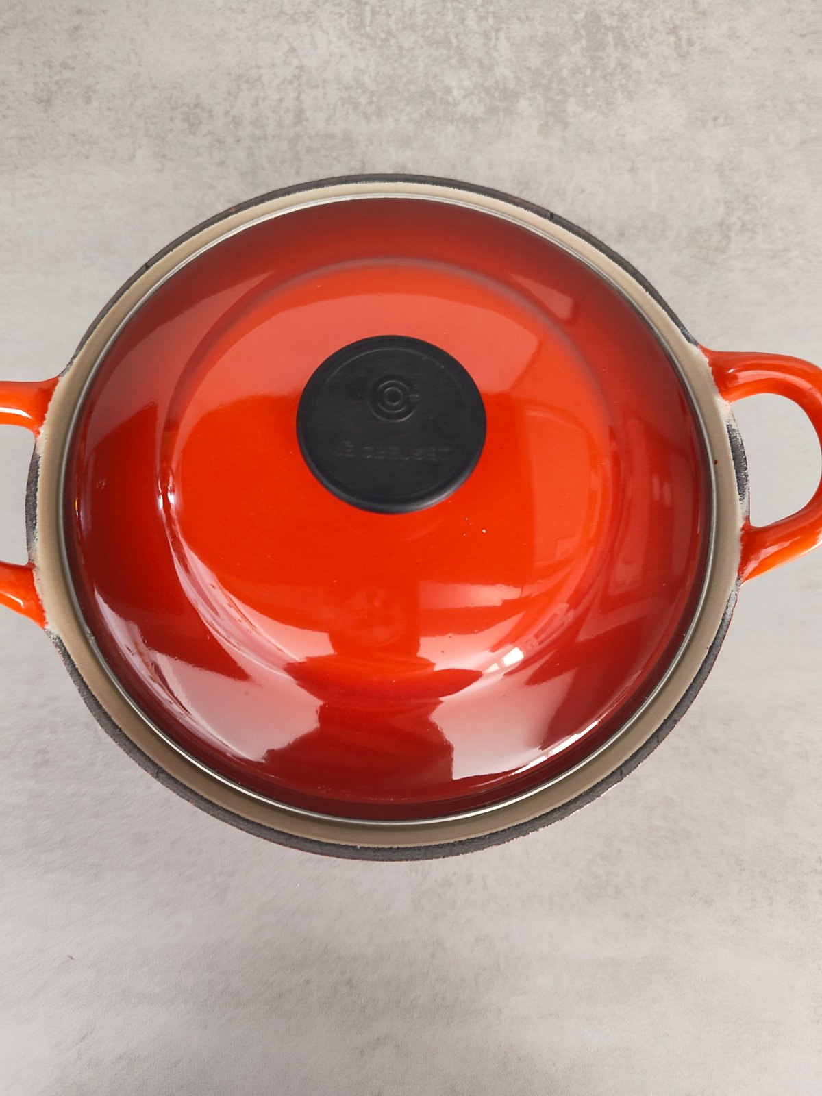 Vintage Le Creuset Cast Iron Dutch Oven No. 20 – Made in France – Enameled Casserole — photo 9