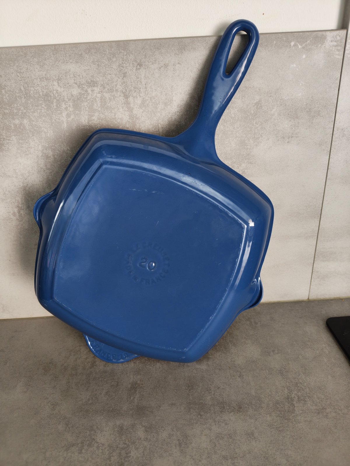 Vintage Le Creuset Cast Iron Grill Pan – Made in France — photo 3