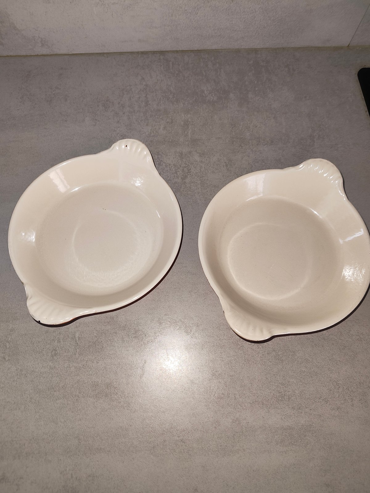 Vintage Le Creuset Cast Iron Plates – Set of 2 (Orange Enamel, Made in France) — photo 12