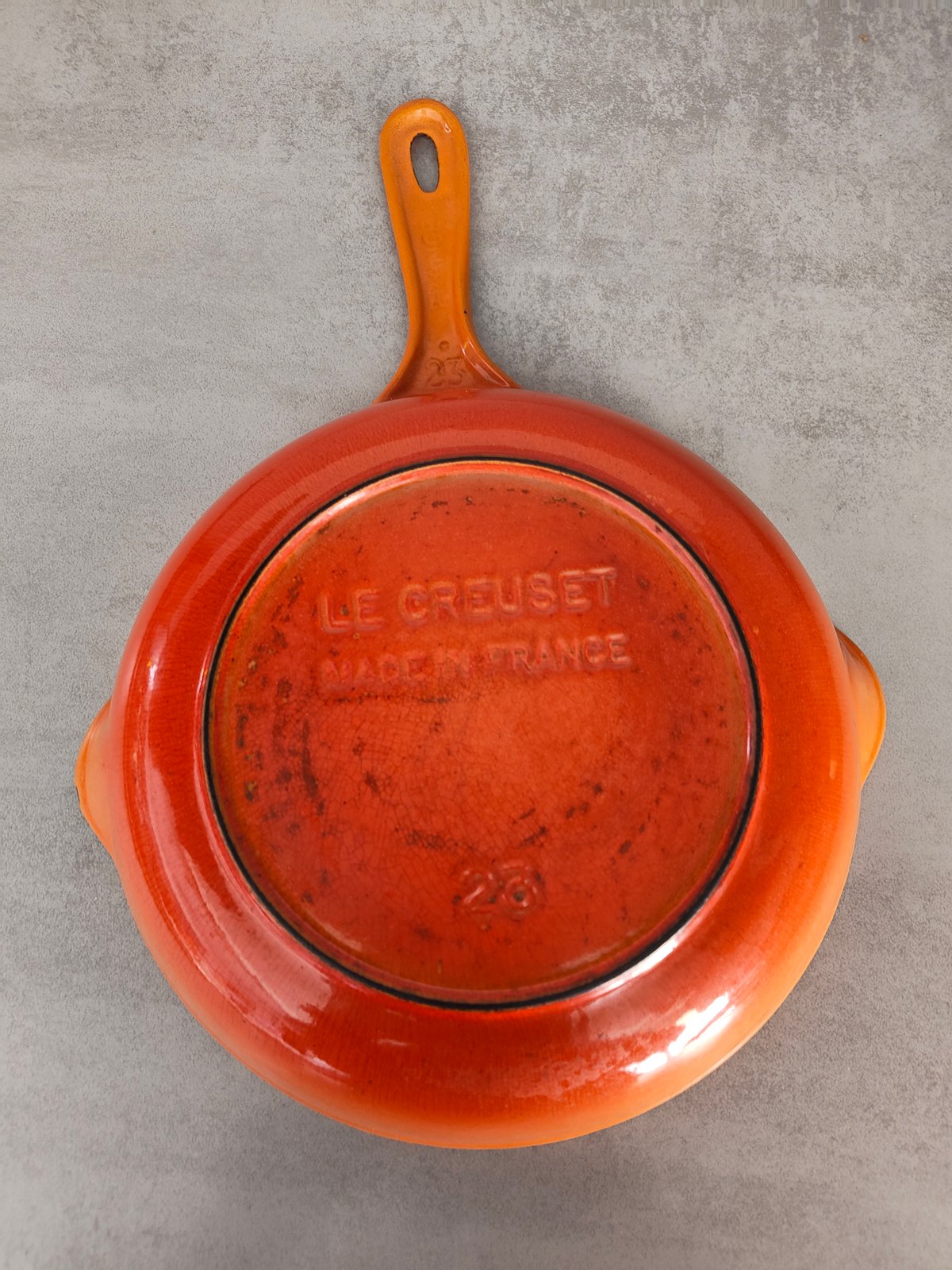 Vintage Le Creuset Cast Iron Skillet (23 cm) — photo 5