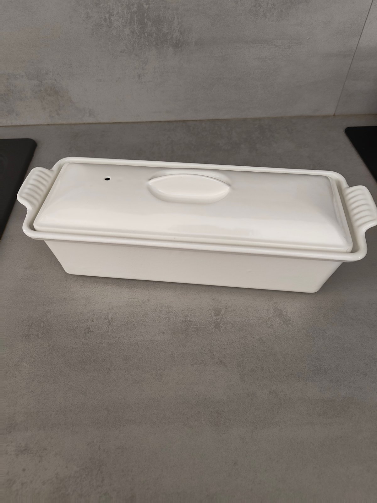 Vintage Le Creuset Cast Iron Terrine with Lid – White Enamel – Rare Collectible — photo 5