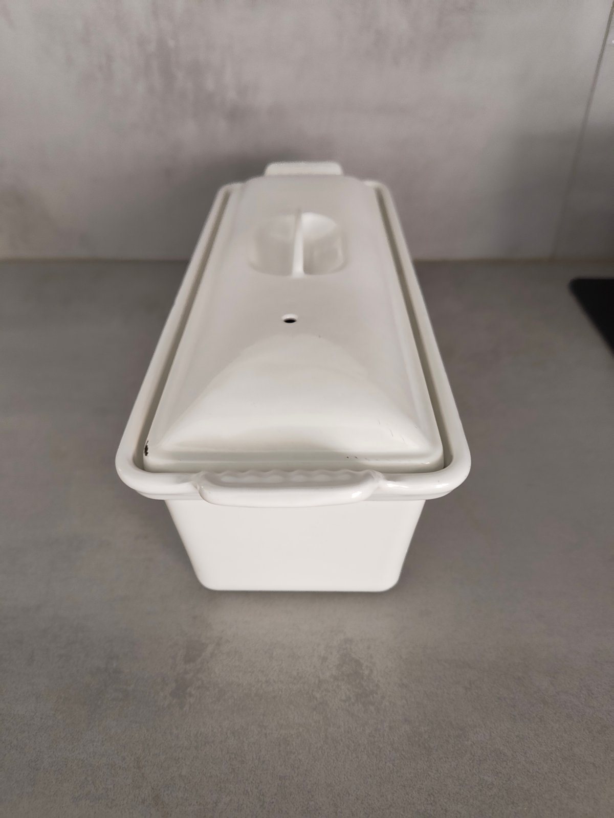 Vintage Le Creuset Cast Iron Terrine with Lid – White Enamel – Rare Collectible — photo 6