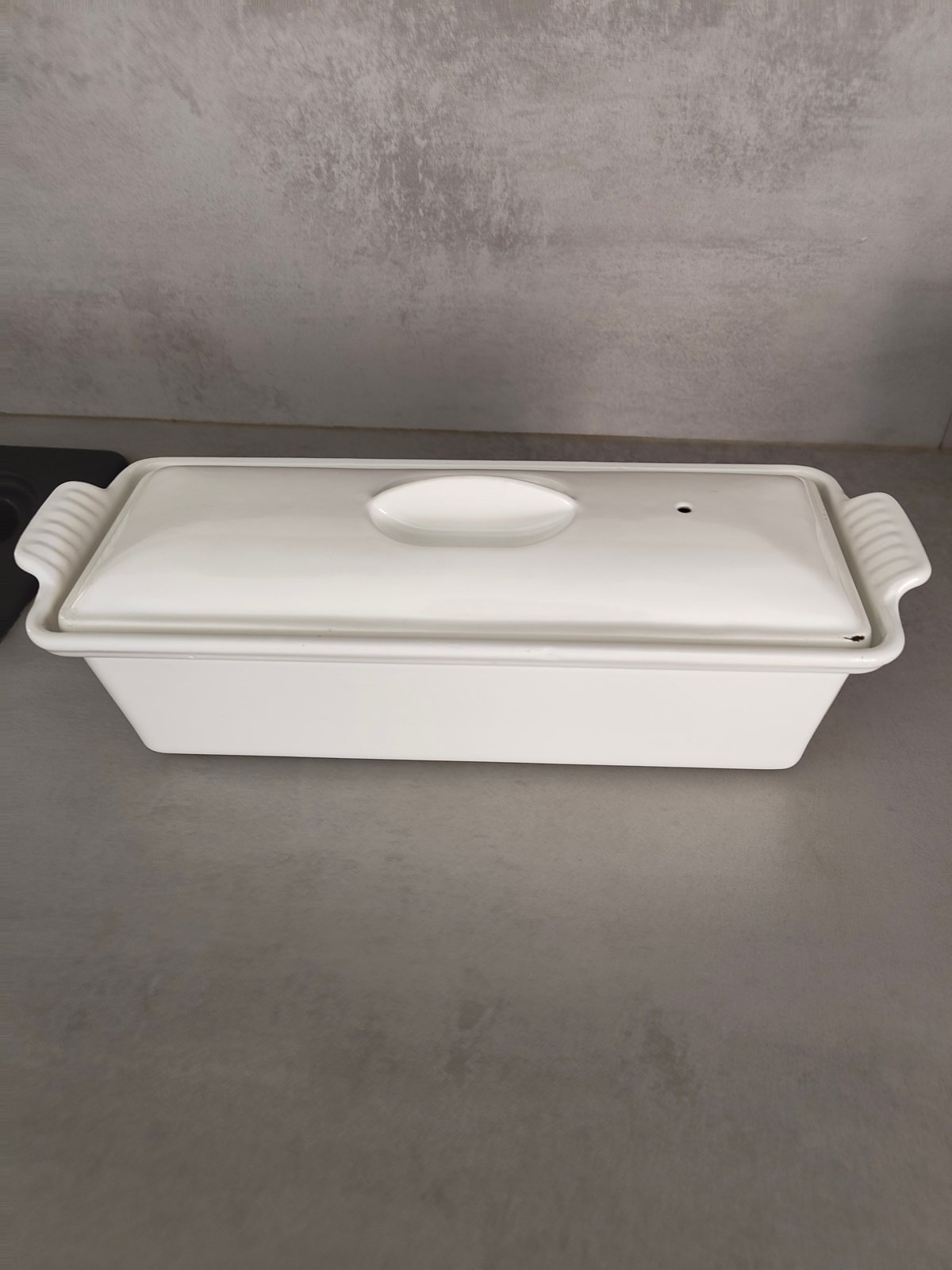 Vintage Le Creuset Cast Iron Terrine with Lid – White Enamel – Rare Collectible — photo 7