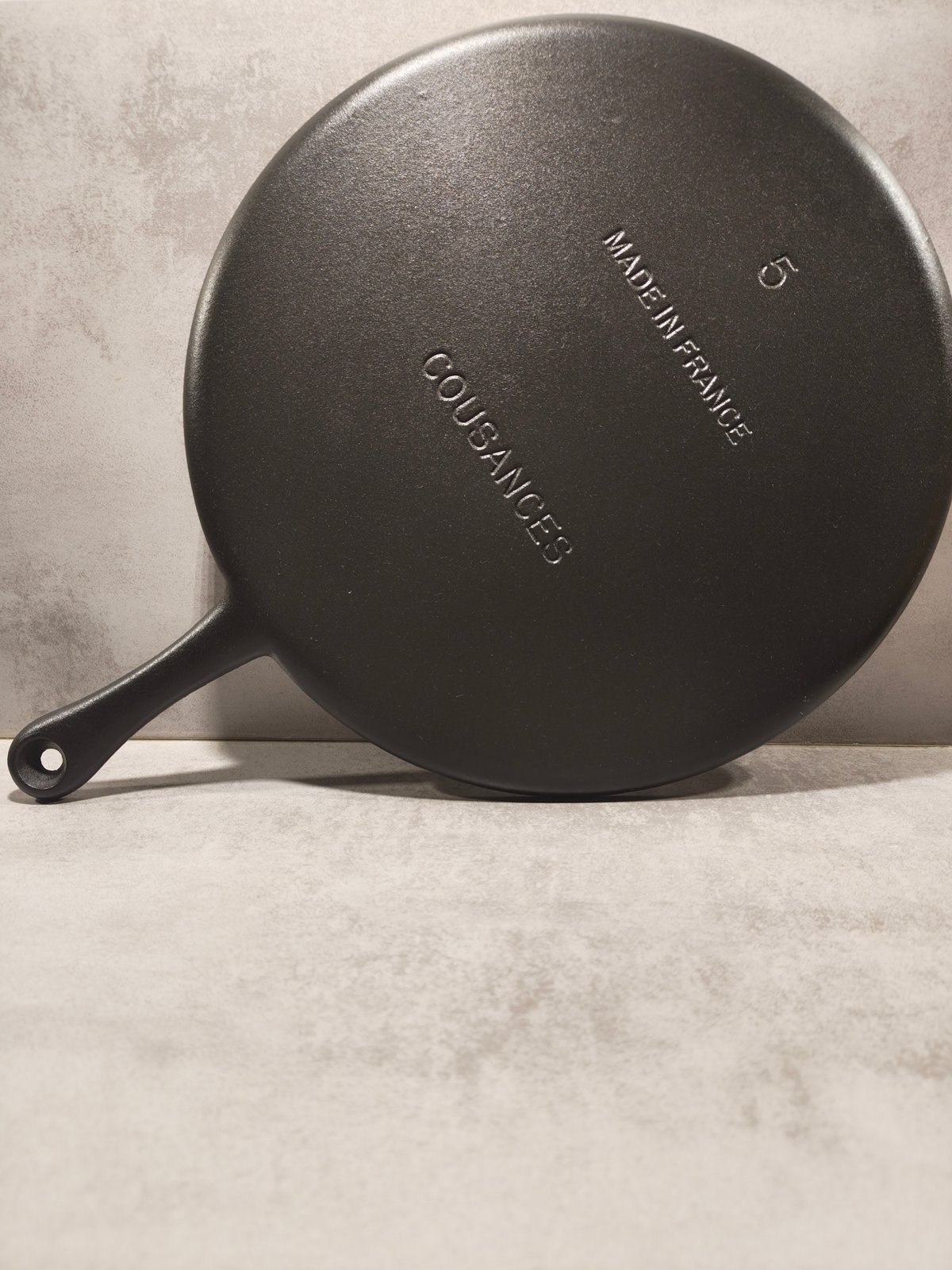 Vintage Le Creuset / Cousances Cast Iron Crepe Pan No.5 – Made in France (1950–1960) — photo 5