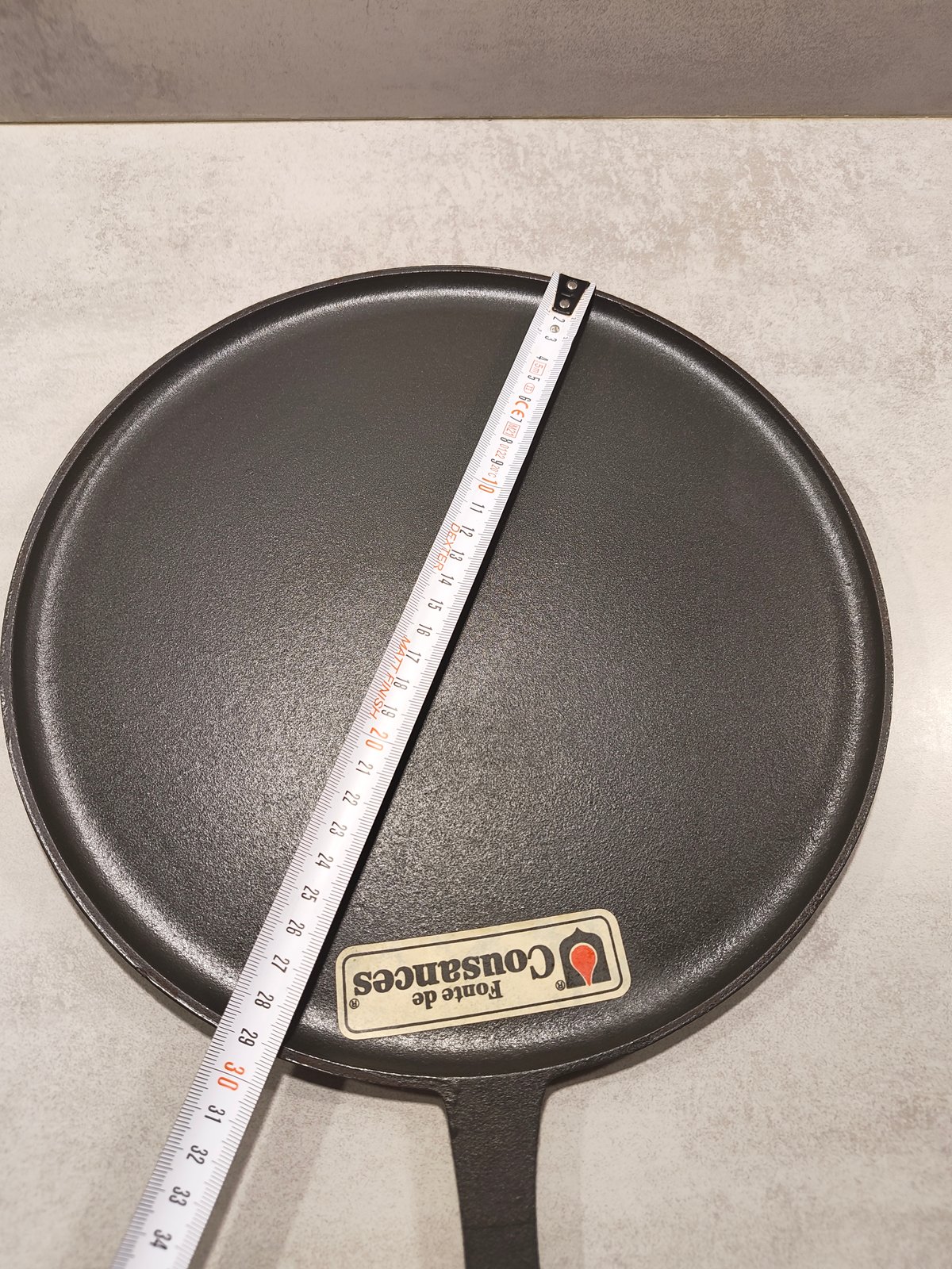 Vintage Le Creuset / Cousances Cast Iron Crepe Pan No.5 – Made in France (1950–1960) — photo 7