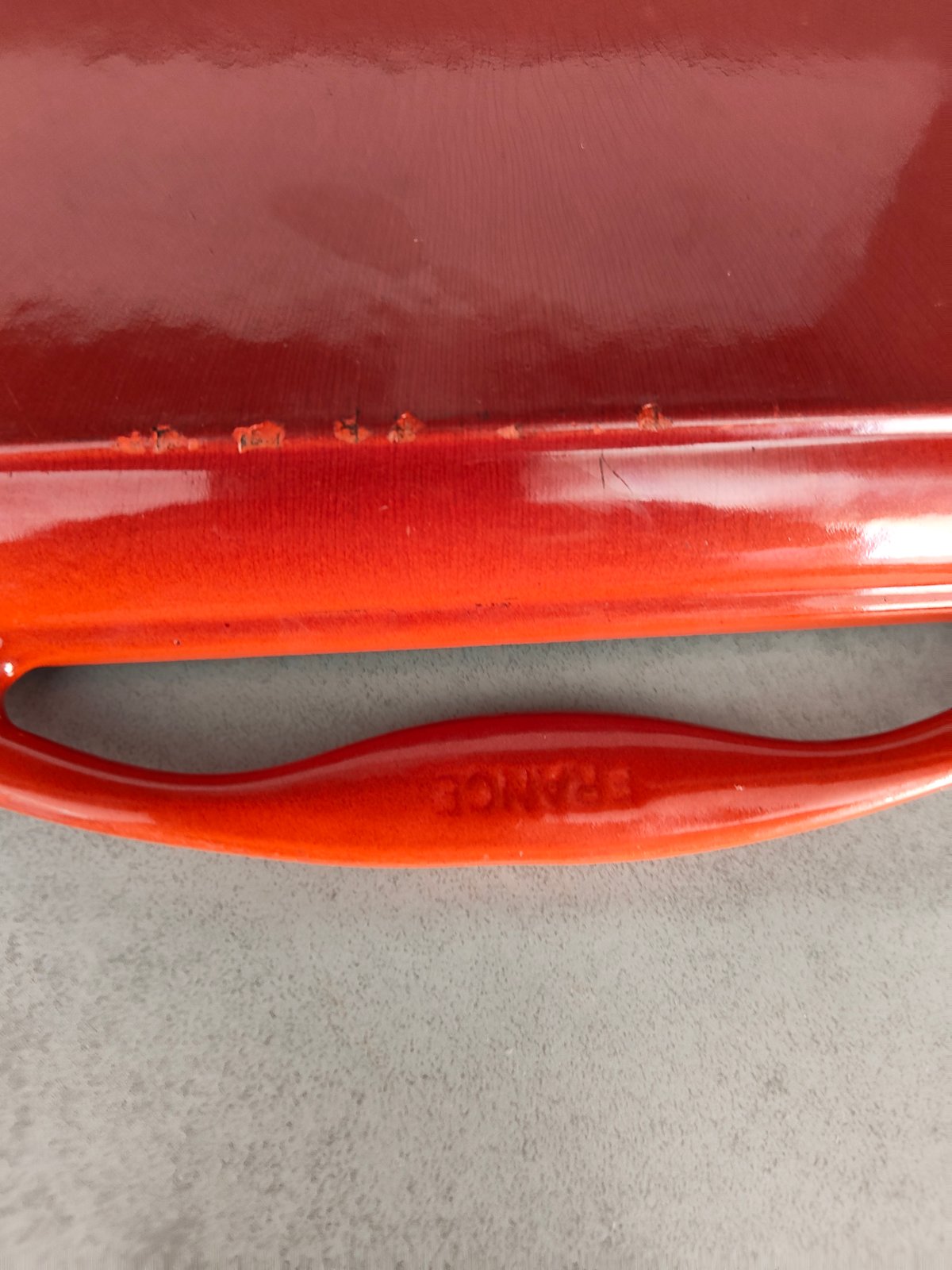 Vintage Le Creuset Enameled Cast Iron Grill Pan – Red — photo 7