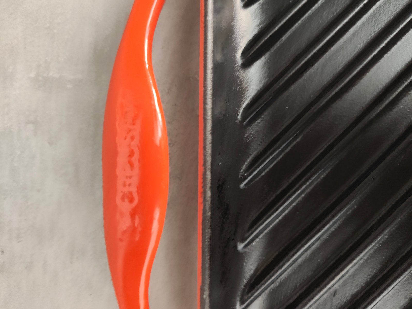 Vintage Le Creuset Enameled Cast Iron Grill Pan – Red — photo 11
