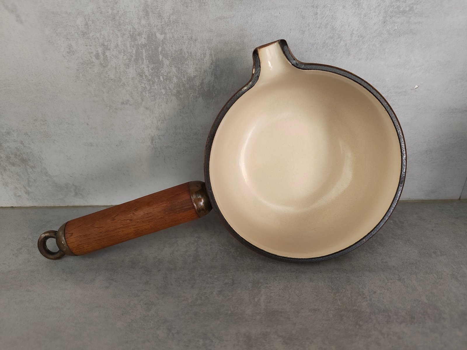 Vintage Le Creuset Enzo Mari Saucepan / Casserole – Rare Design – Made in France — photo 2