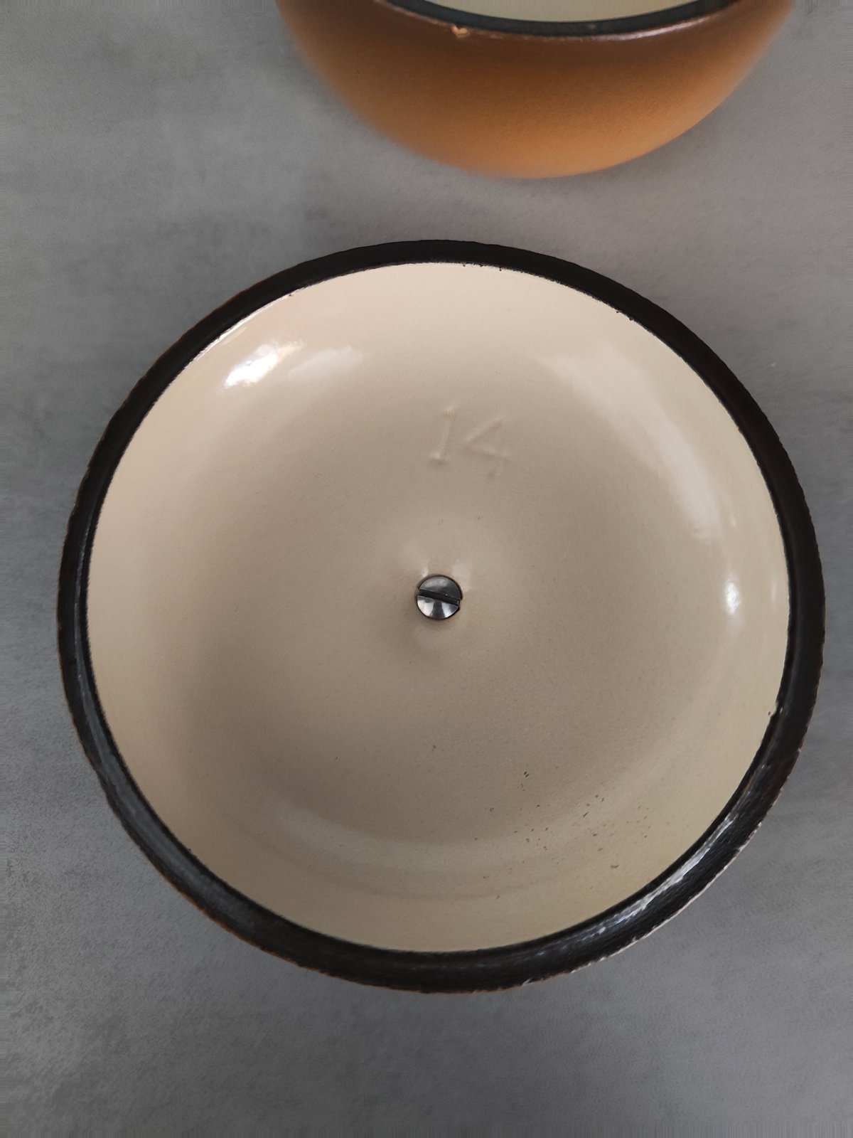 Vintage Le Creuset Enzo Mari Saucepan / Casserole – Rare Design – Made in France — photo 3
